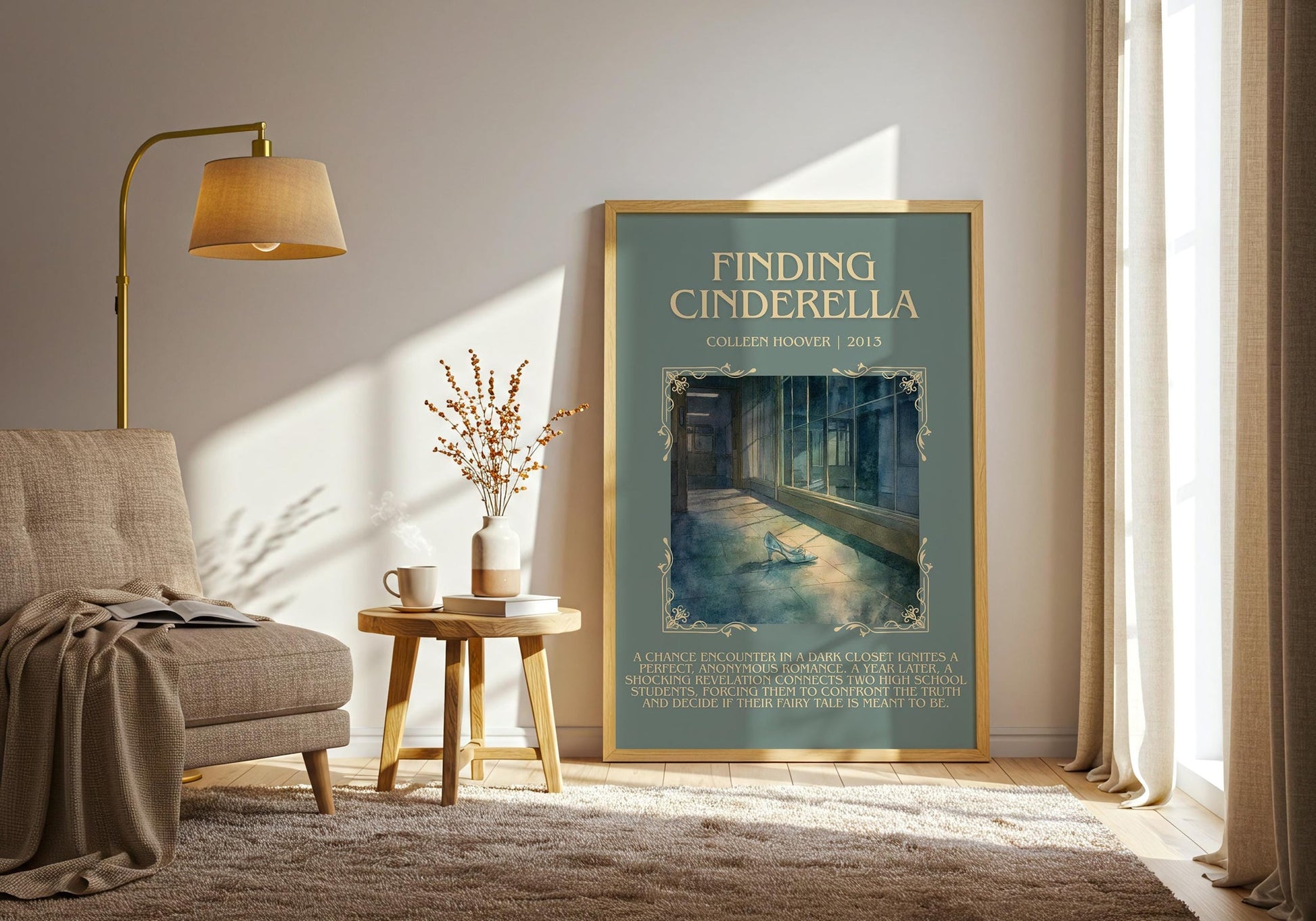Finding Cinderella minimalist poster paper finish options – matte satin gloss