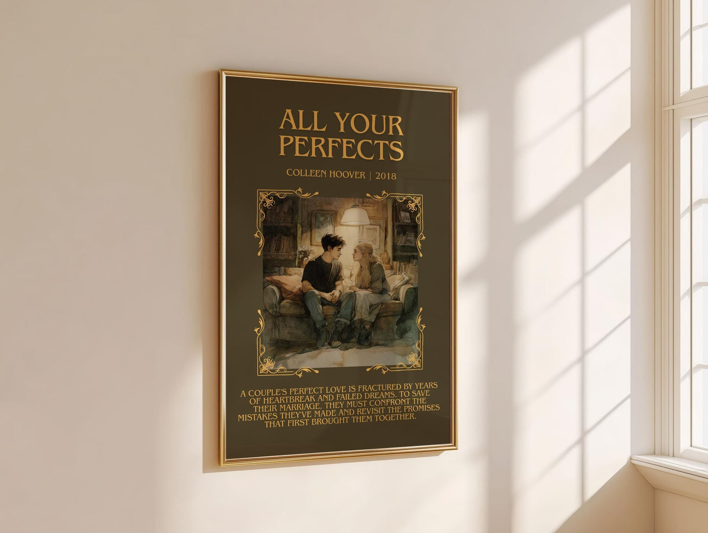 All Your Perfects book poster packaging – museum-quality print rolled in protective tube