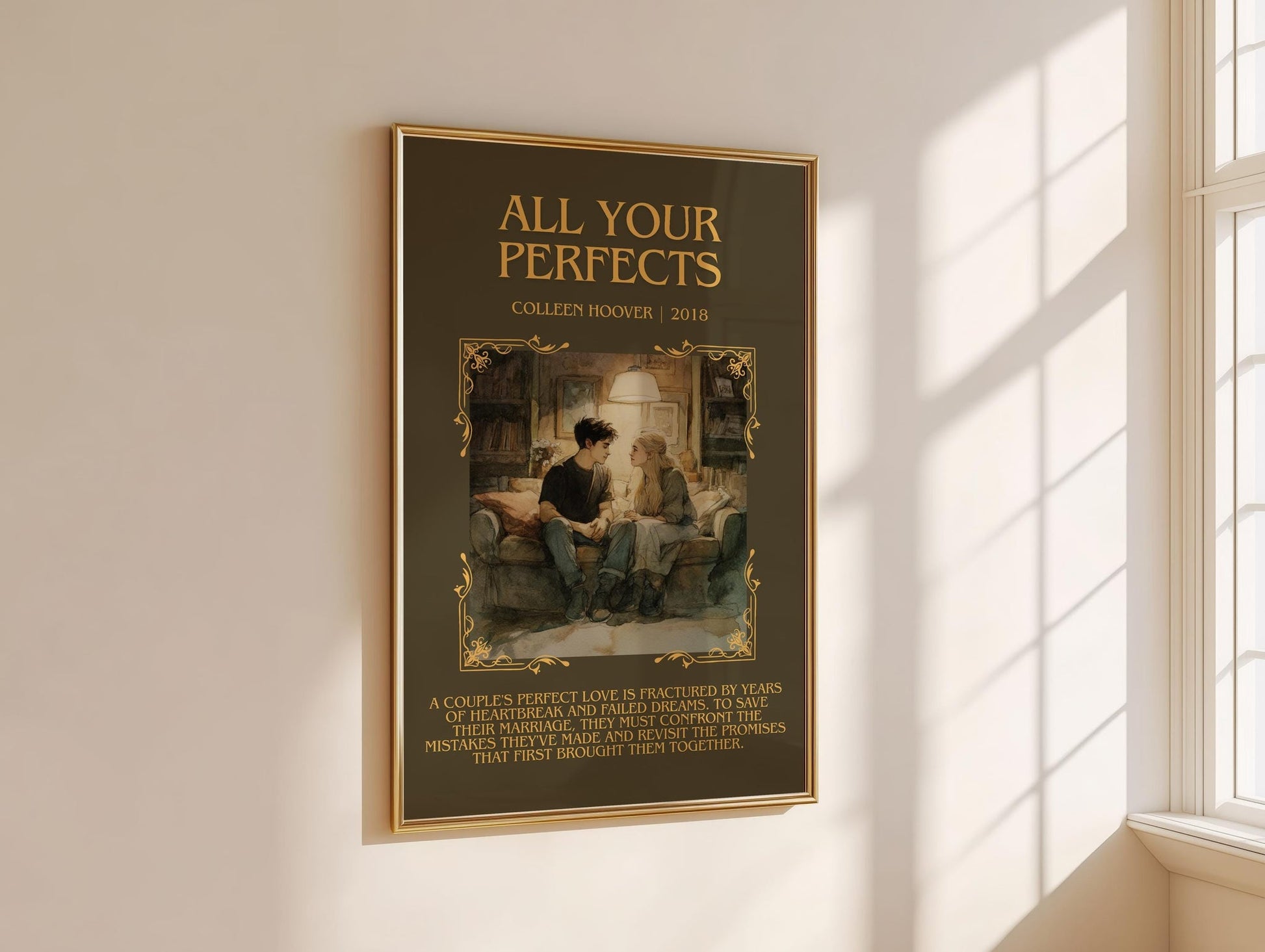 All Your Perfects book poster packaging – museum-quality print rolled in protective tube