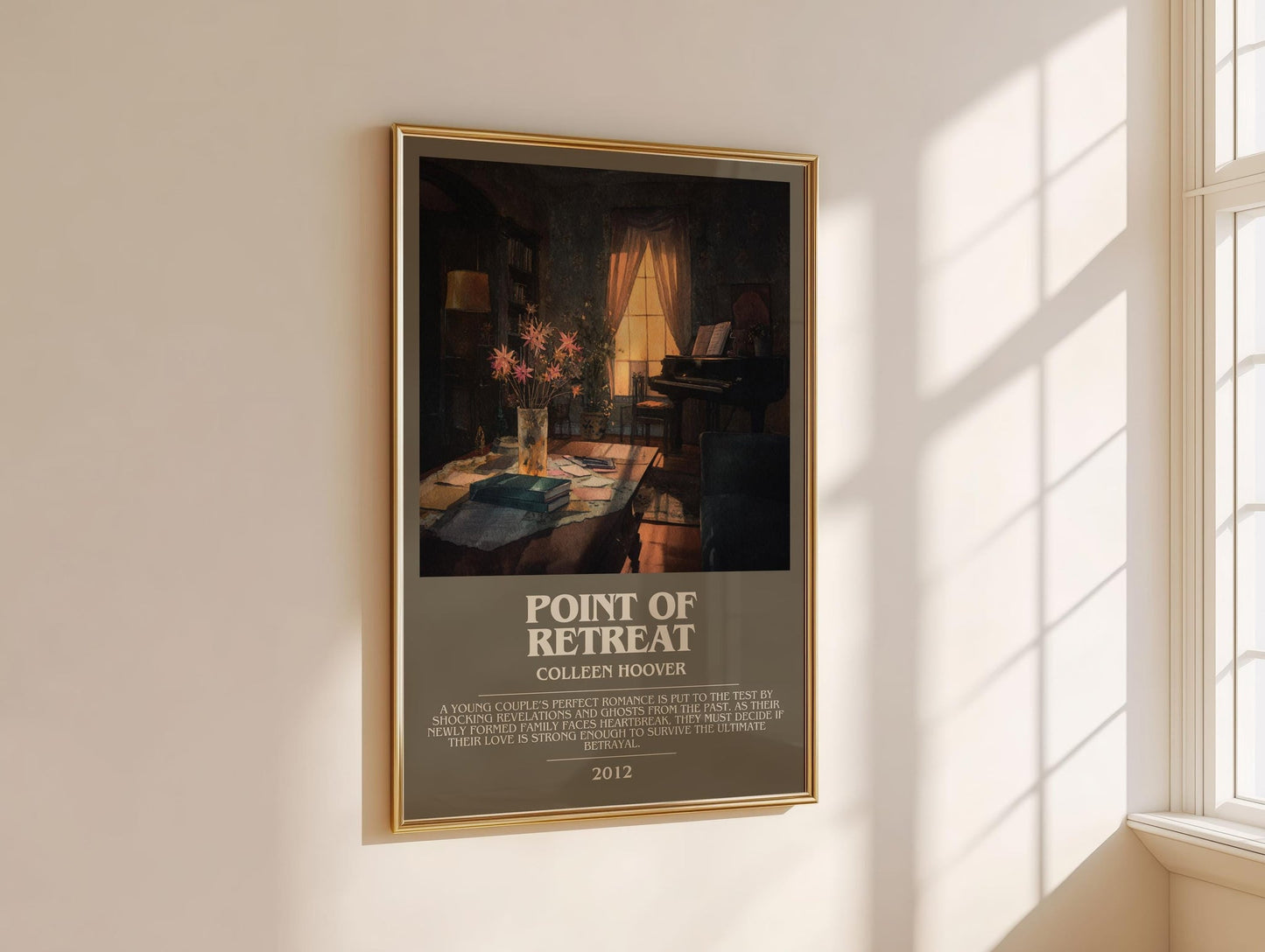 Point Of Retreat bookish book poster framed on wall – fantasy wall art