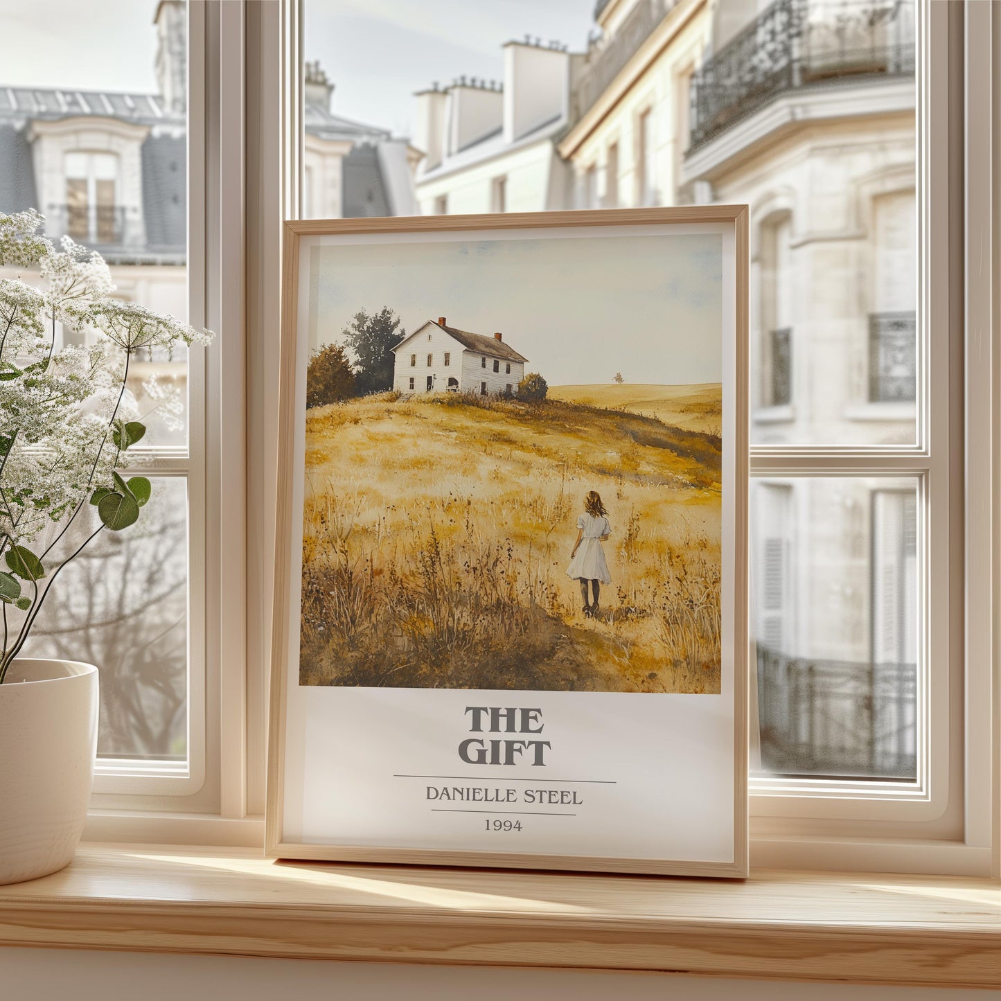 The Gift book cover book poster framed on wall – romance wall art