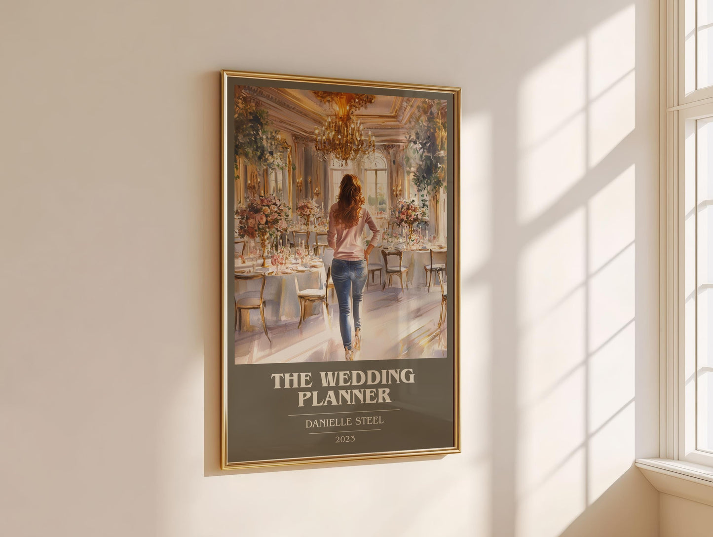 The Wedding Planner book cover book poster framed on wall – romance wall art