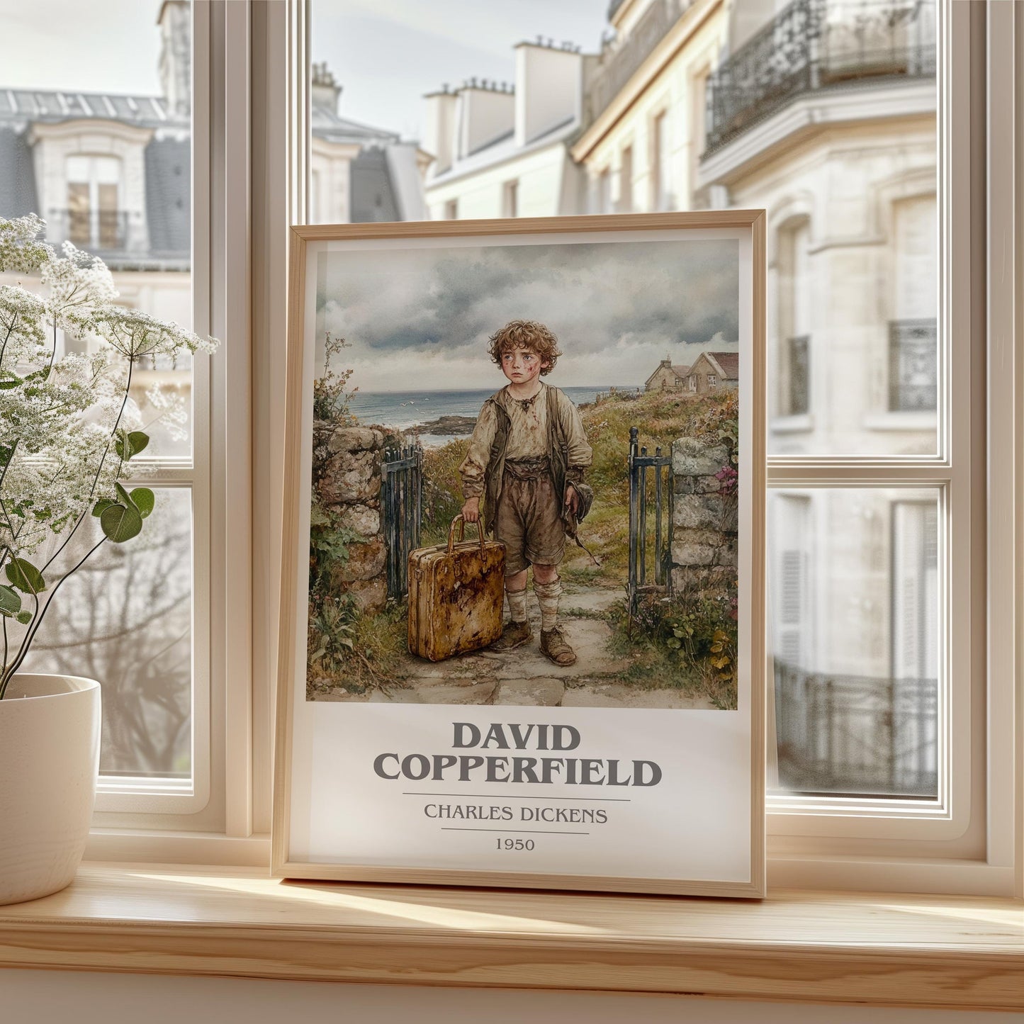 David Copperfield book cover poster colour and style options – Charles Dickens book art