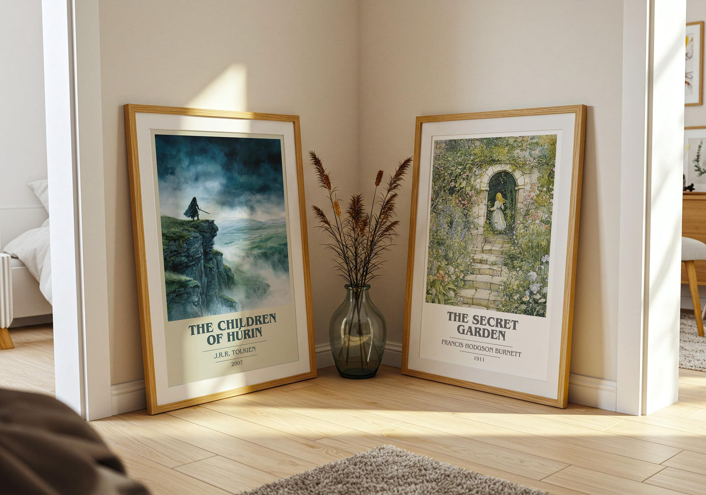 The Children of Húrin by J.R.R. Tolkien | Book Poster | Literary Art Gift For Book Lover | Novel Inspired Wall Art