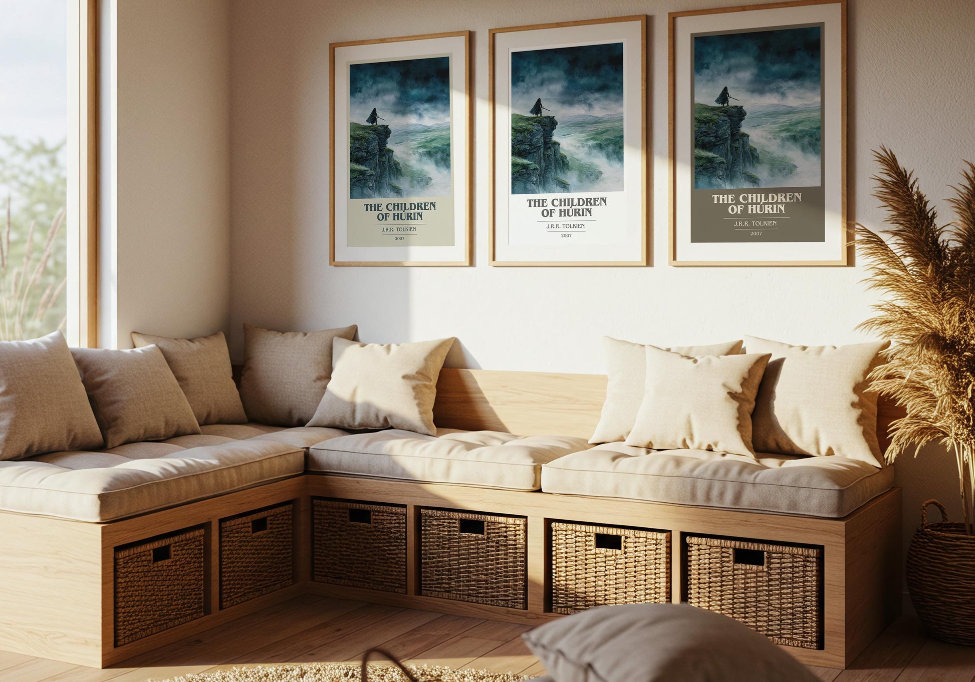 The Children of Húrin by J.R.R. Tolkien | Book Poster | Literary Art Gift For Book Lover | Novel Inspired Wall Art