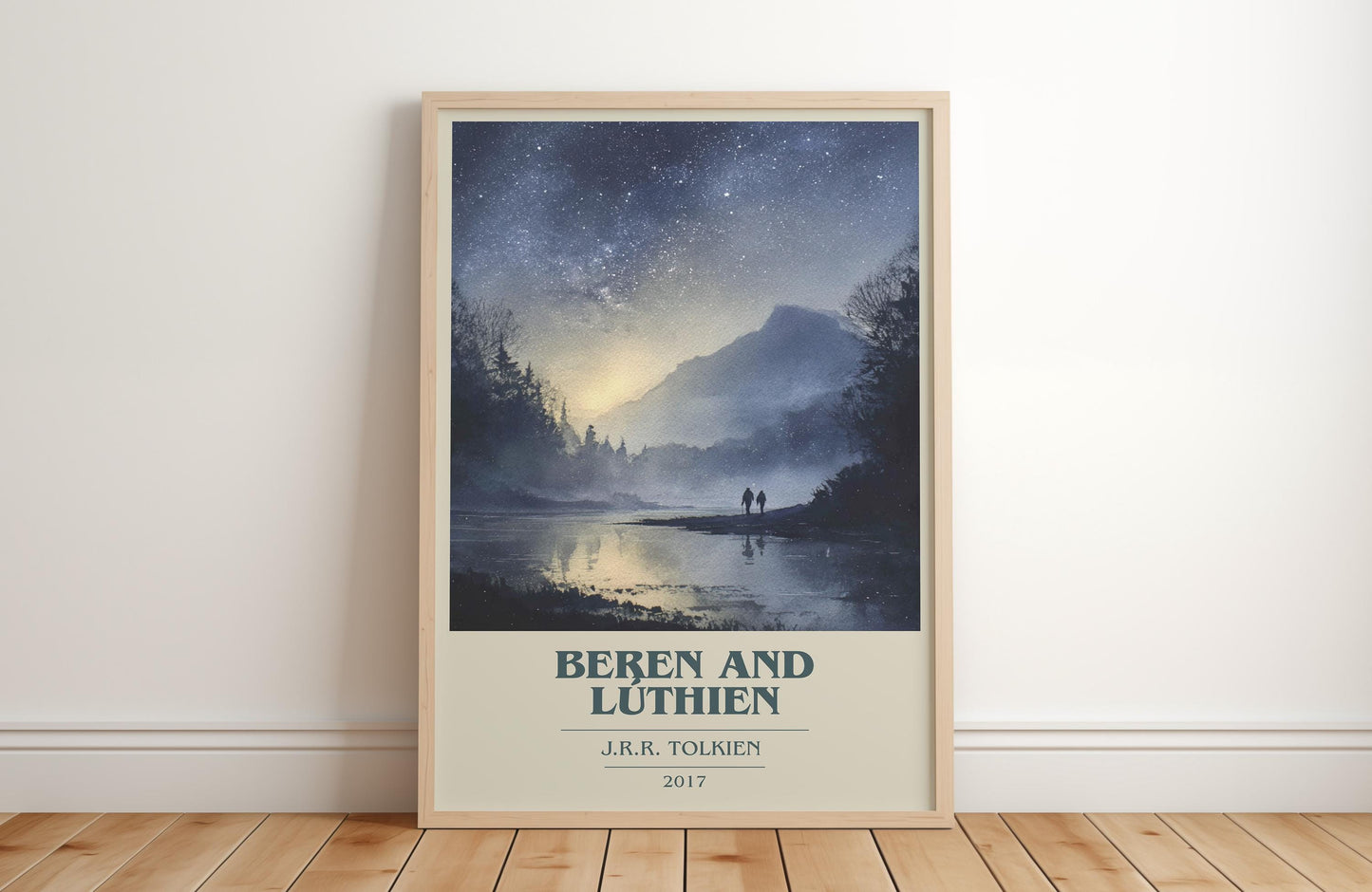 Beren and Luthien by J.R.R. Tolkien | Book Poster | Literary Art Gift For Book Lover | Novel Inspired Wall Art