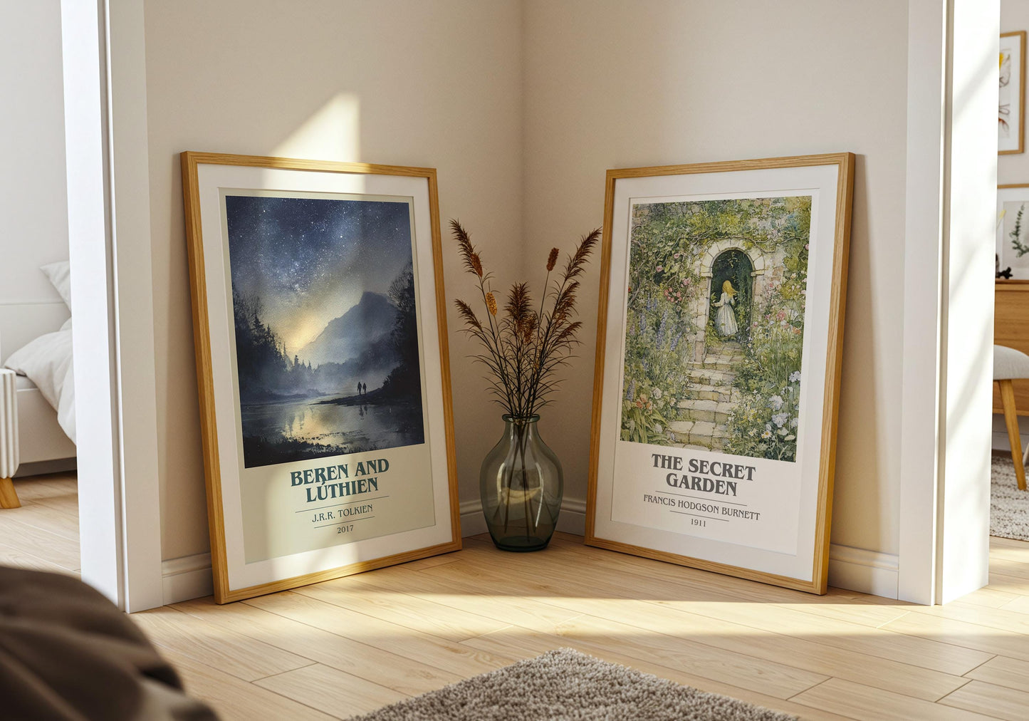 Beren and Luthien by J.R.R. Tolkien | Book Poster | Literary Art Gift For Book Lover | Novel Inspired Wall Art