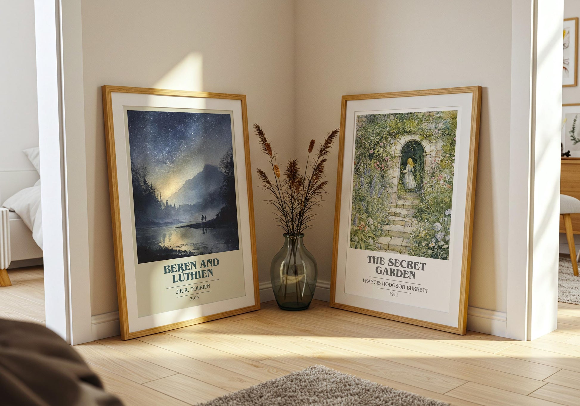 Beren and Luthien by J.R.R. Tolkien | Book Poster | Literary Art Gift For Book Lover | Novel Inspired Wall Art