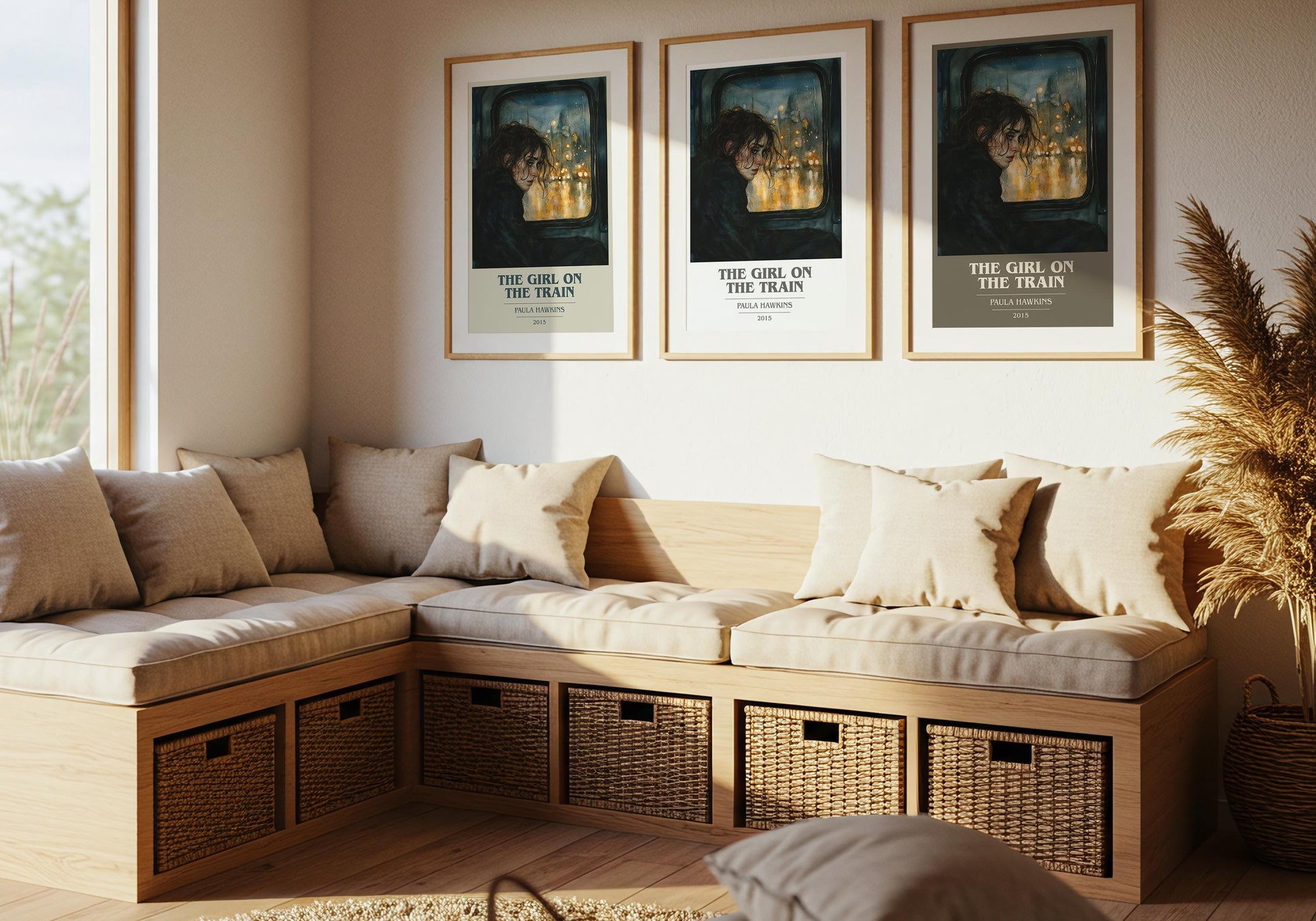 The Girl On The Train by Paula Hawkins | Book Poster | Literary Art Gift For Book Lover | Novel Inspired Wall Art | Free Delivery