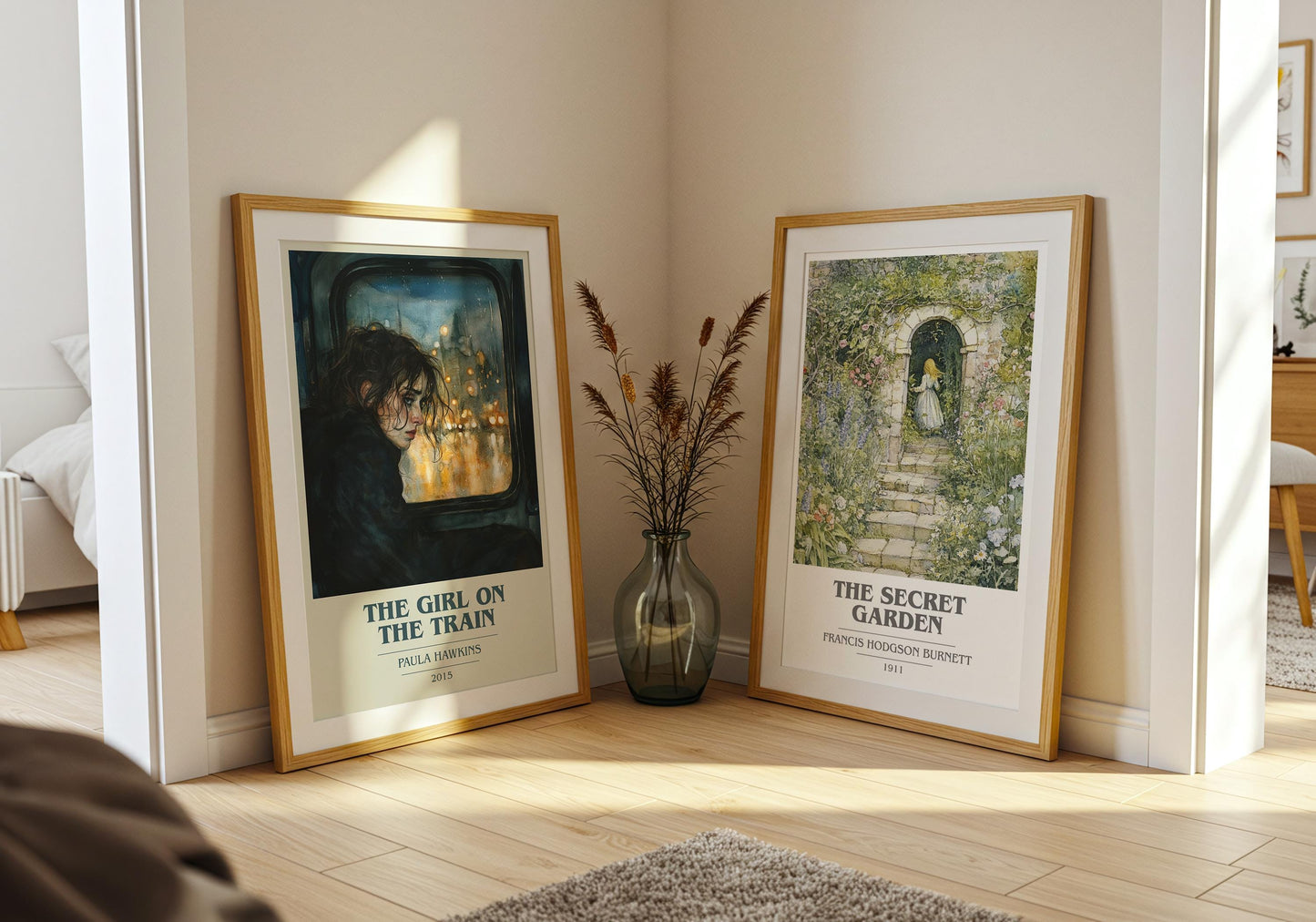 The Girl On The Train by Paula Hawkins | Book Poster | Literary Art Gift For Book Lover | Novel Inspired Wall Art | Free Delivery