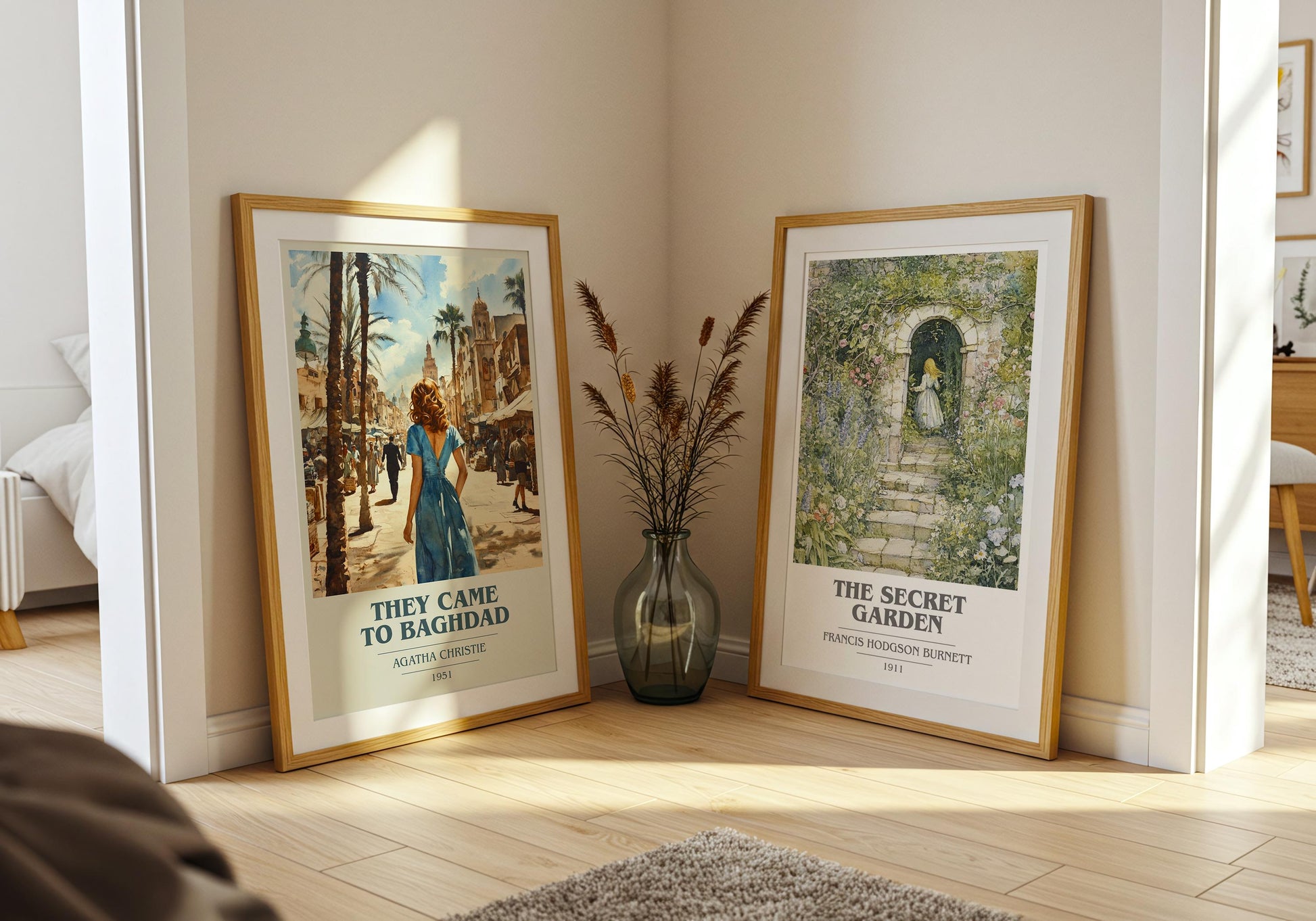 They Came To Baghdad by Agatha Christie | Book Poster | Literary Art Gift For Book Lover | Novel Inspired Wall Art | Free Delivery