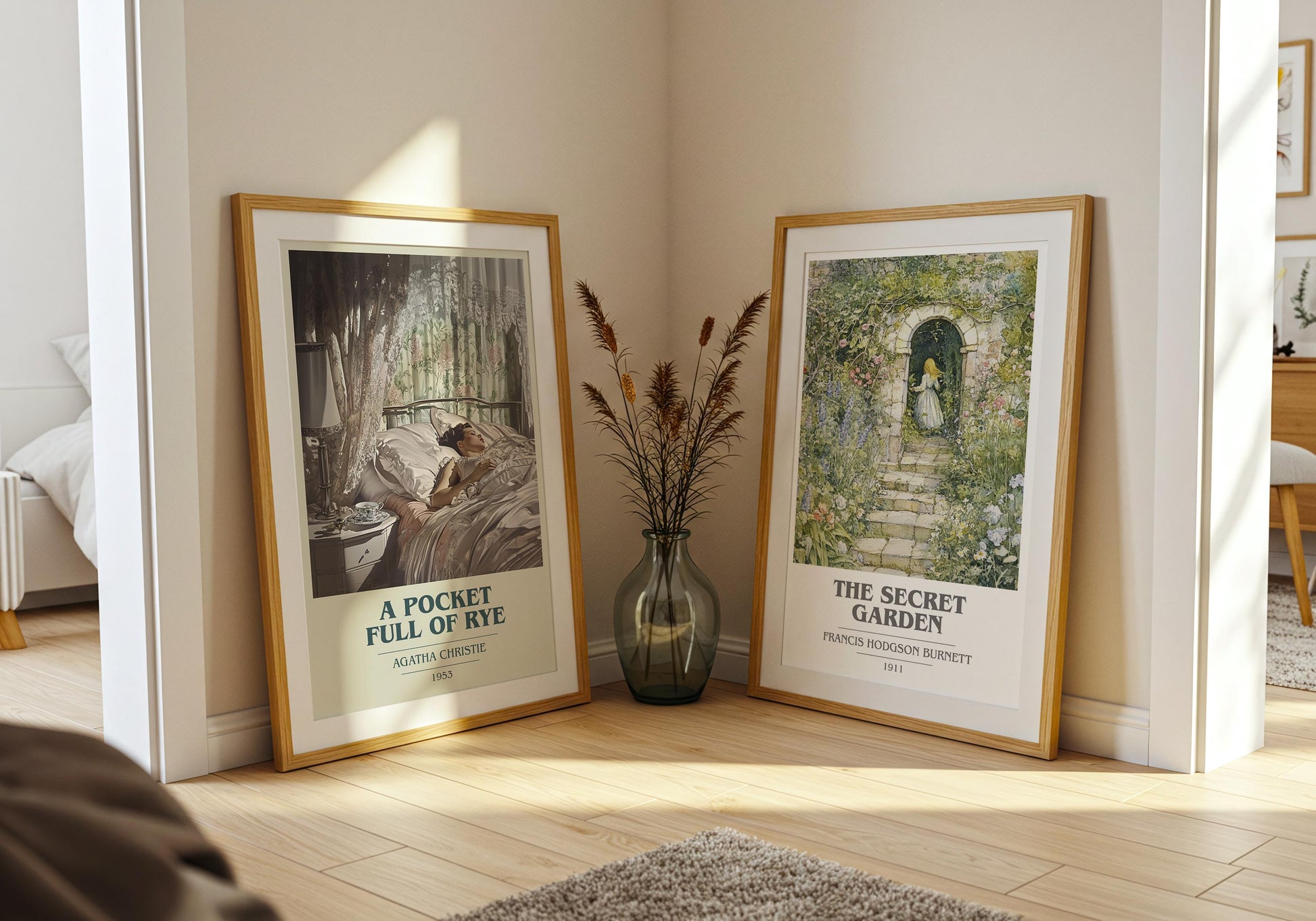 A Pocket Full Of Rye by Agatha Christie | Book Poster | Literary Art Gift For Book Lover | Novel Inspired Wall Art | Free Delivery