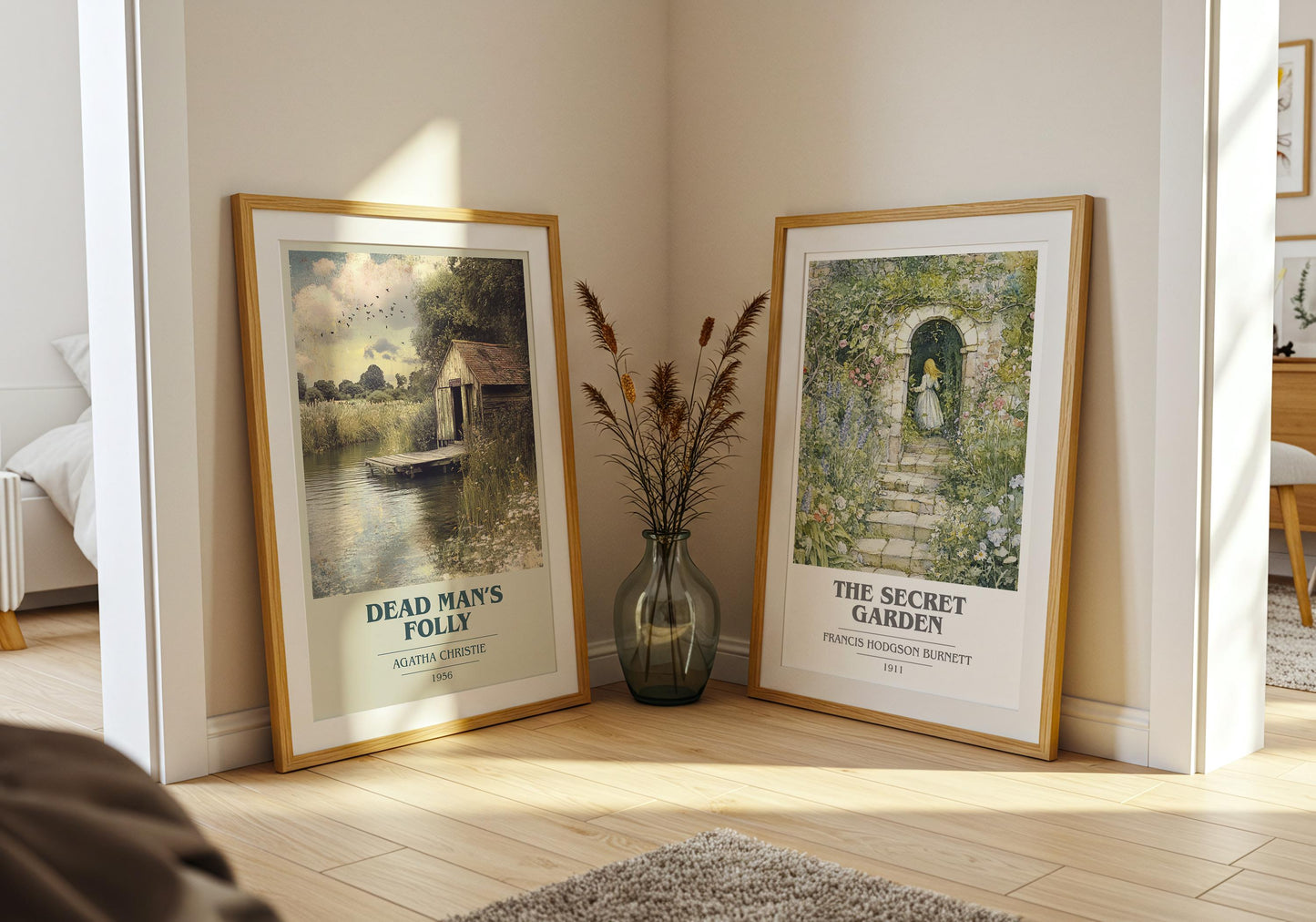 Dead Mans Folly by Agatha Christie | Book Poster | Literary Art Gift For Book Lover | Novel Inspired Wall Art | Free Delivery