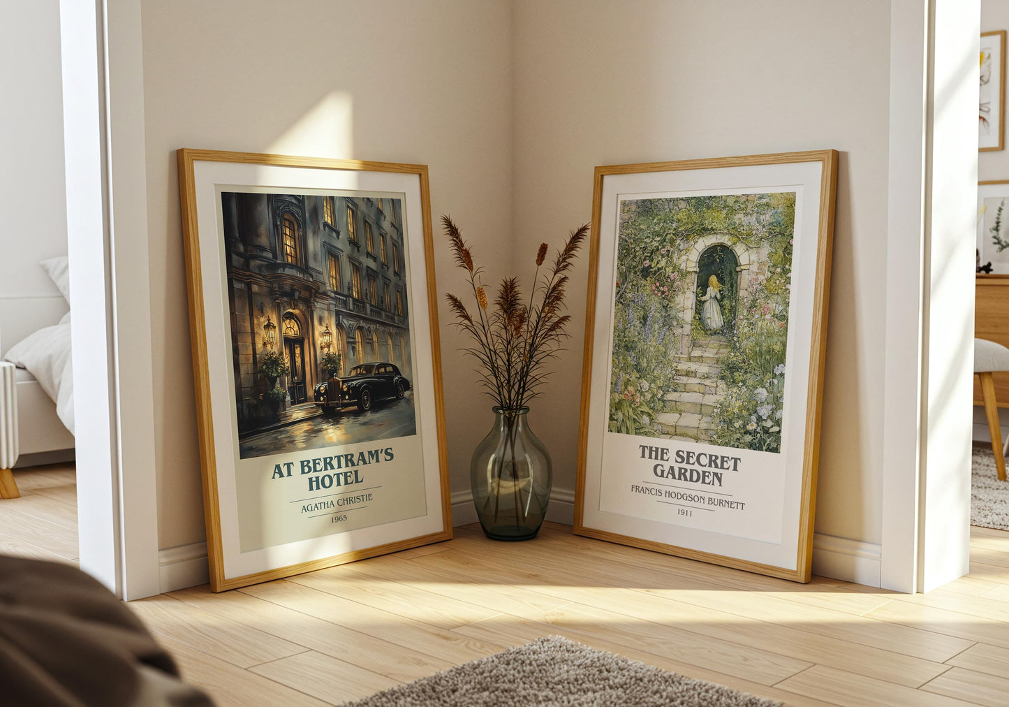 At Bertram's Hotel by Agatha Christie | Book Poster | Literary Art Gift For Book Lover | Novel Inspired Wall Art