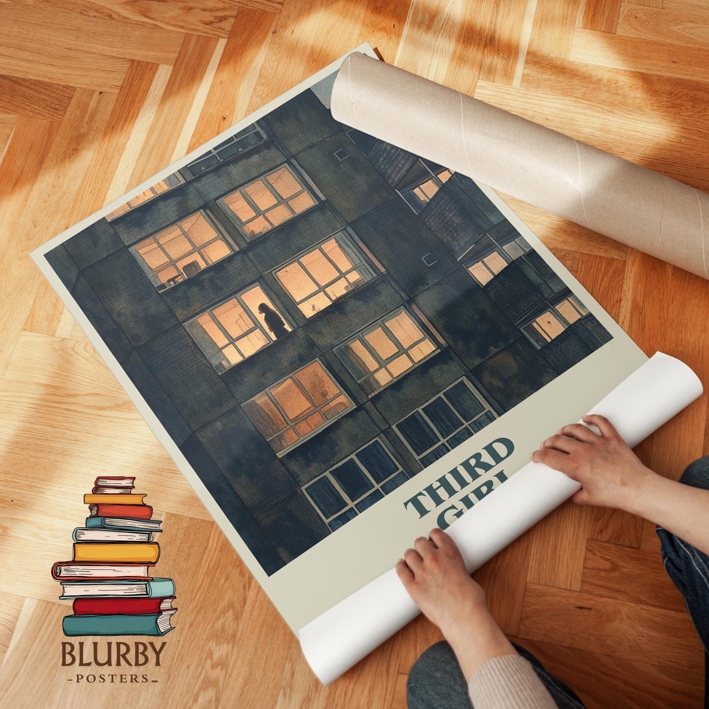 Third Girl by Agatha Christie | Book Poster | Literary Art Gift For Book Lover | Novel Inspired Wall Art | Free Delivery