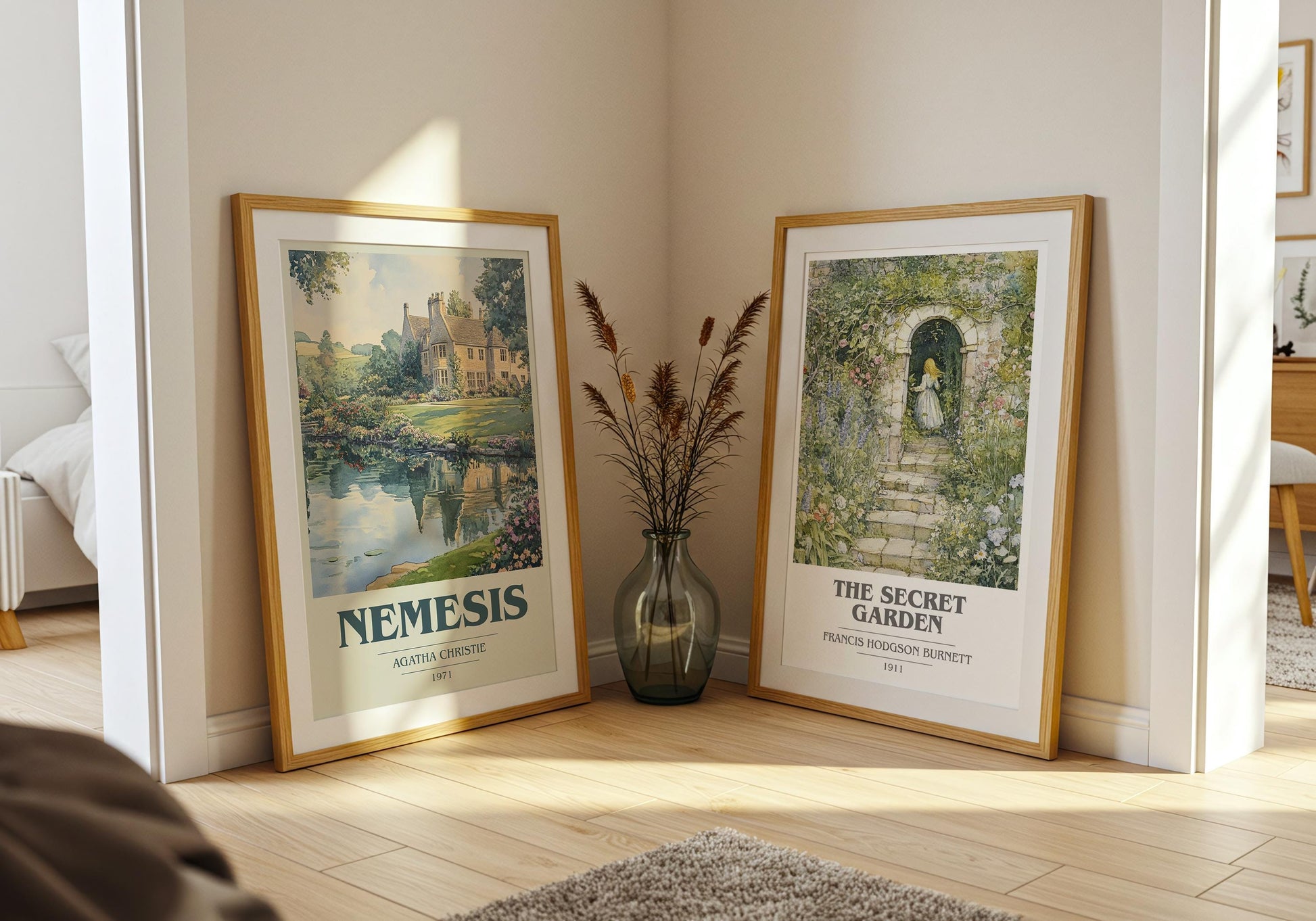Nemesis by Agatha Christie | Book Poster | Literary Art Gift For Book Lover | Novel Inspired Wall Art | Free Delivery