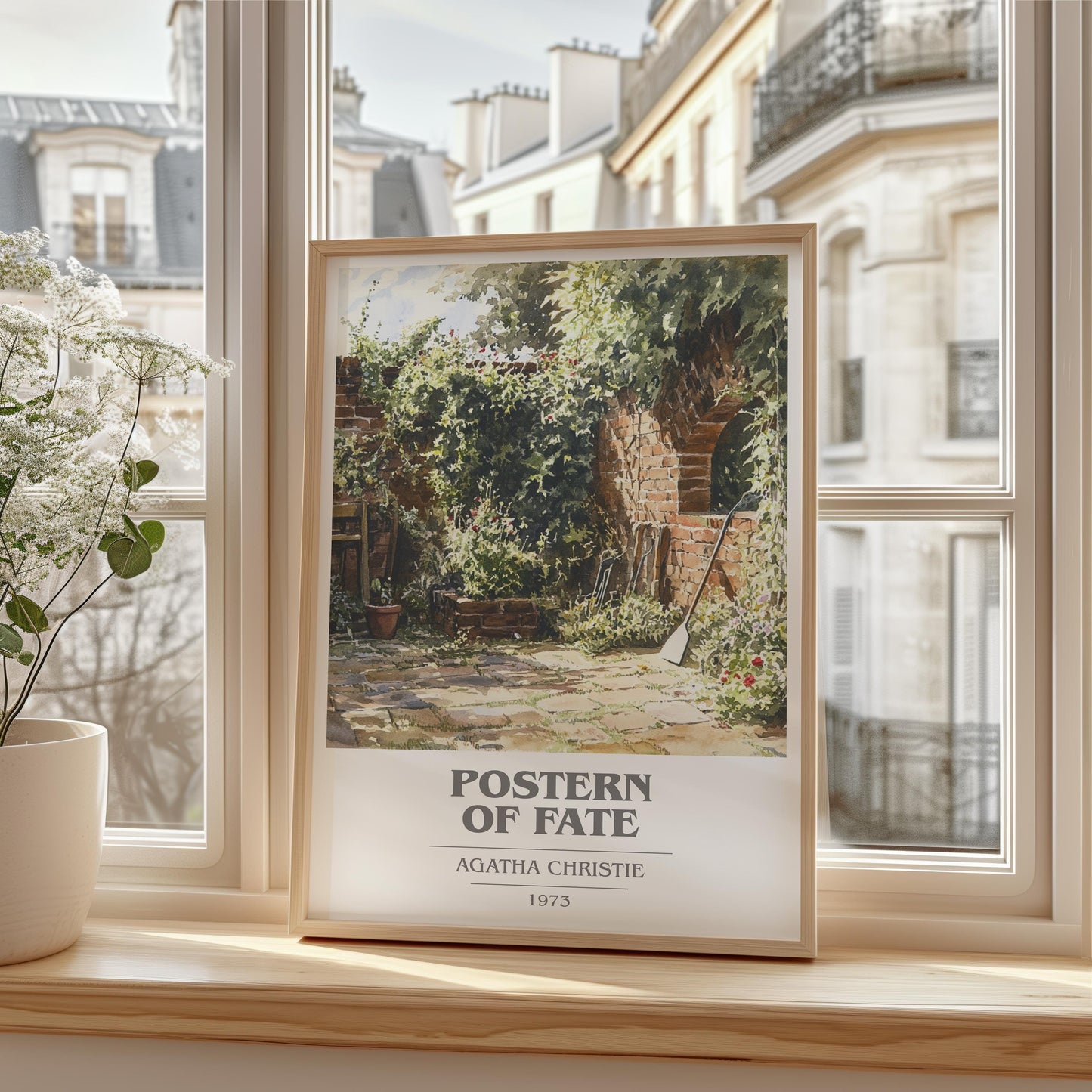 Postern Of Fate by Agatha Christie | Book Poster | Literary Art Gift For Book Lover | Novel Inspired Wall Art | Free Delivery