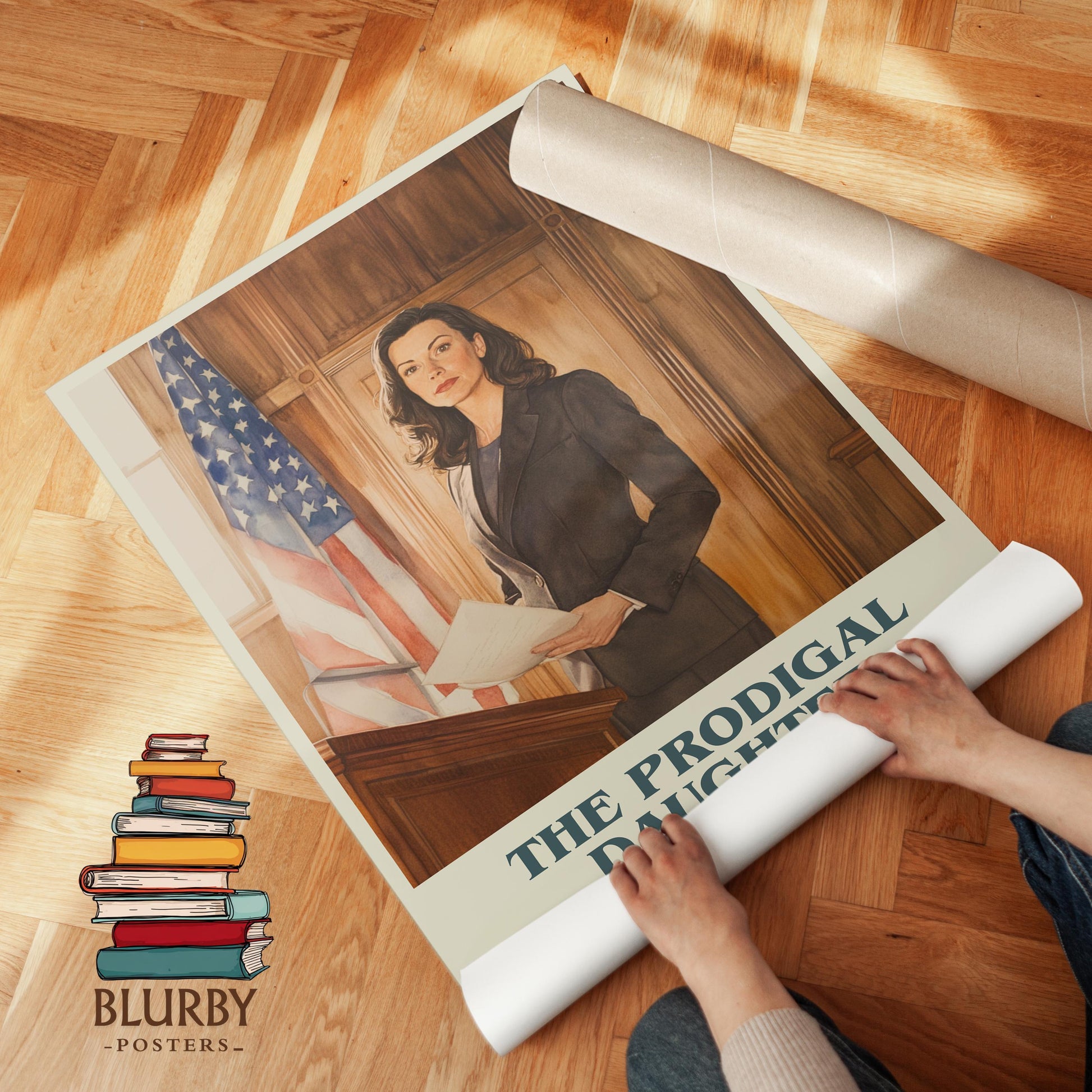 The Prodigal Daughter by Jeffrey Archer | Book Poster | Literary Art Gift For Book Lover | Novel Inspired Wall Art