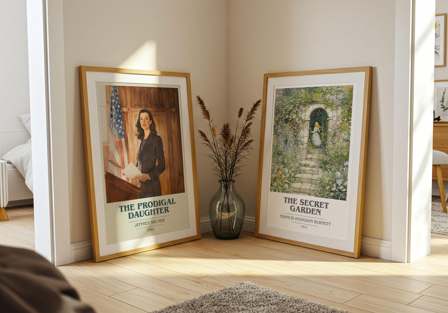 The Prodigal Daughter by Jeffrey Archer | Book Poster | Literary Art Gift For Book Lover | Novel Inspired Wall Art