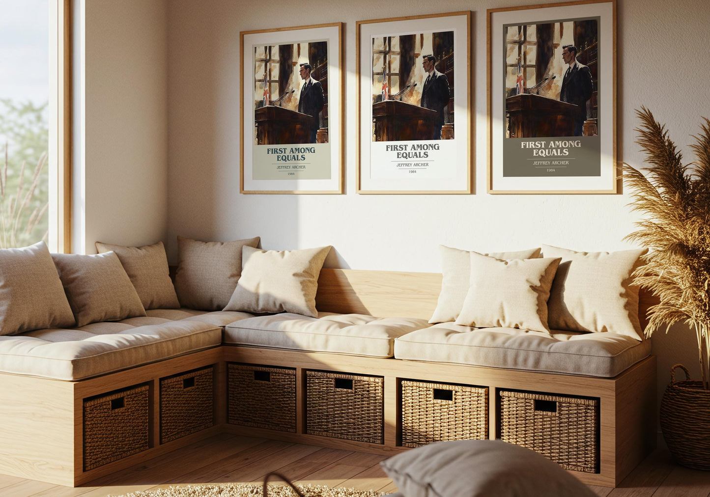 First Among Equals by Jeffrey Archer | Book Poster | Literary Art Gift For Book Lover | Novel Inspired Wall Art