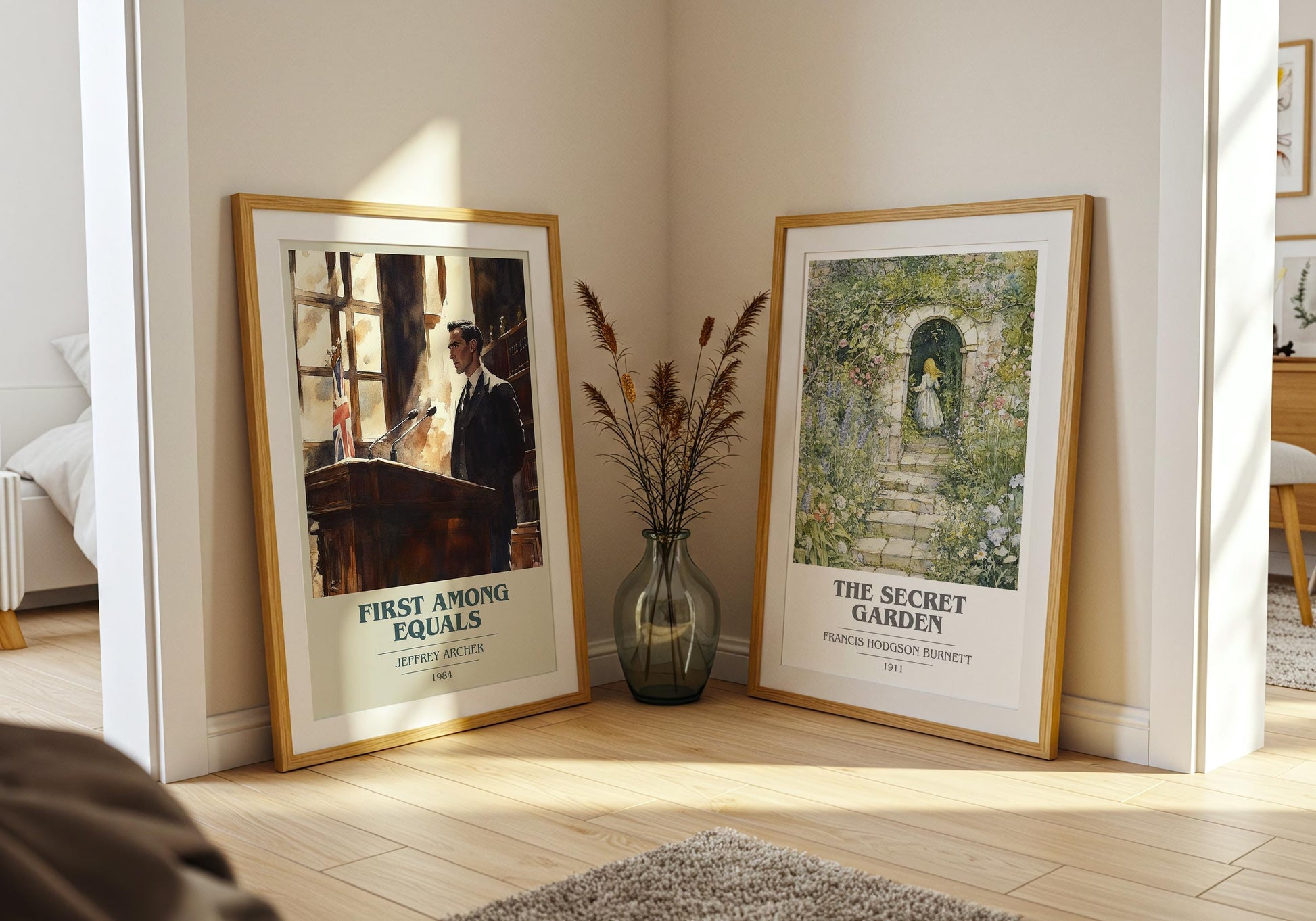 First Among Equals by Jeffrey Archer | Book Poster | Literary Art Gift For Book Lover | Novel Inspired Wall Art