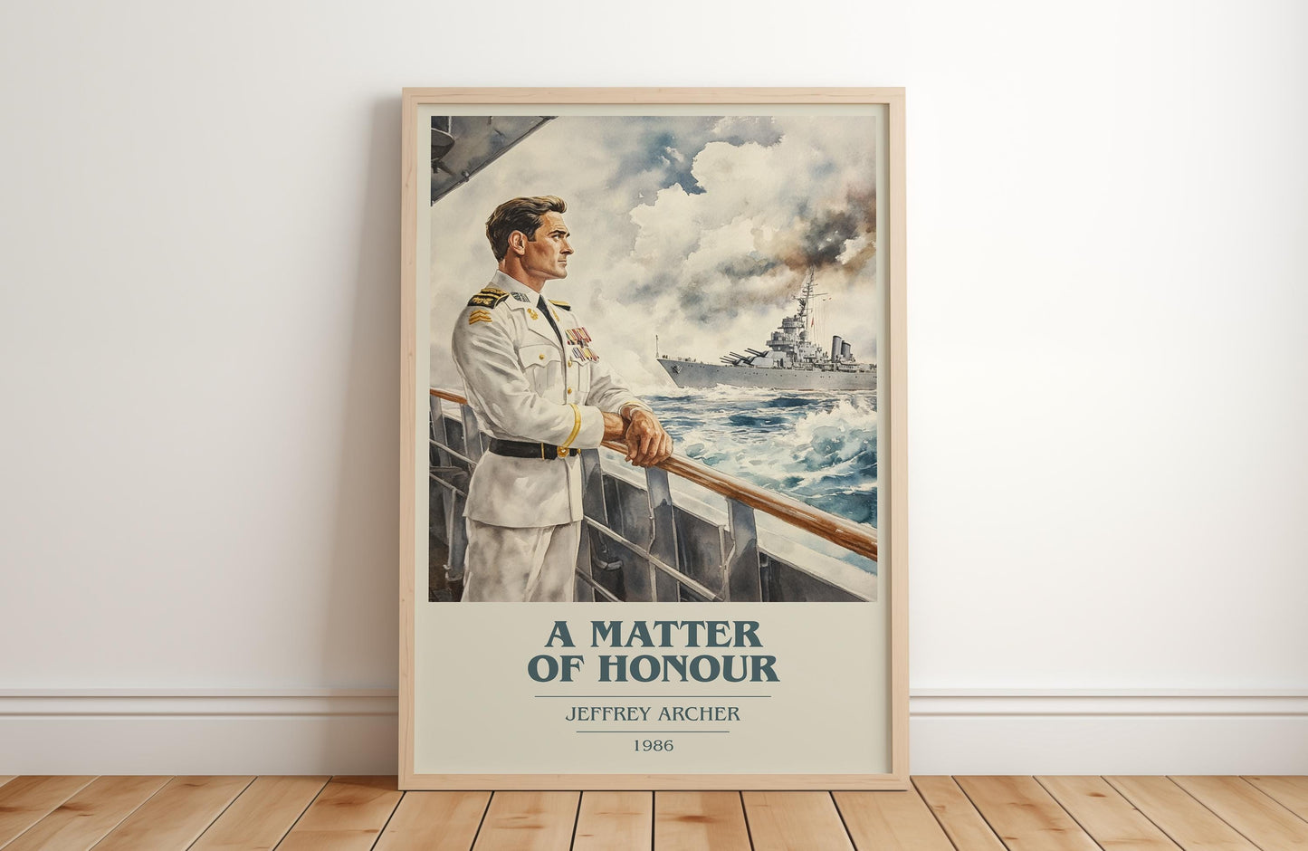 A Matter Of Honour by Jeffrey Archer | Book Poster | Literary Art Gift For Book Lover | Novel Inspired Wall Art