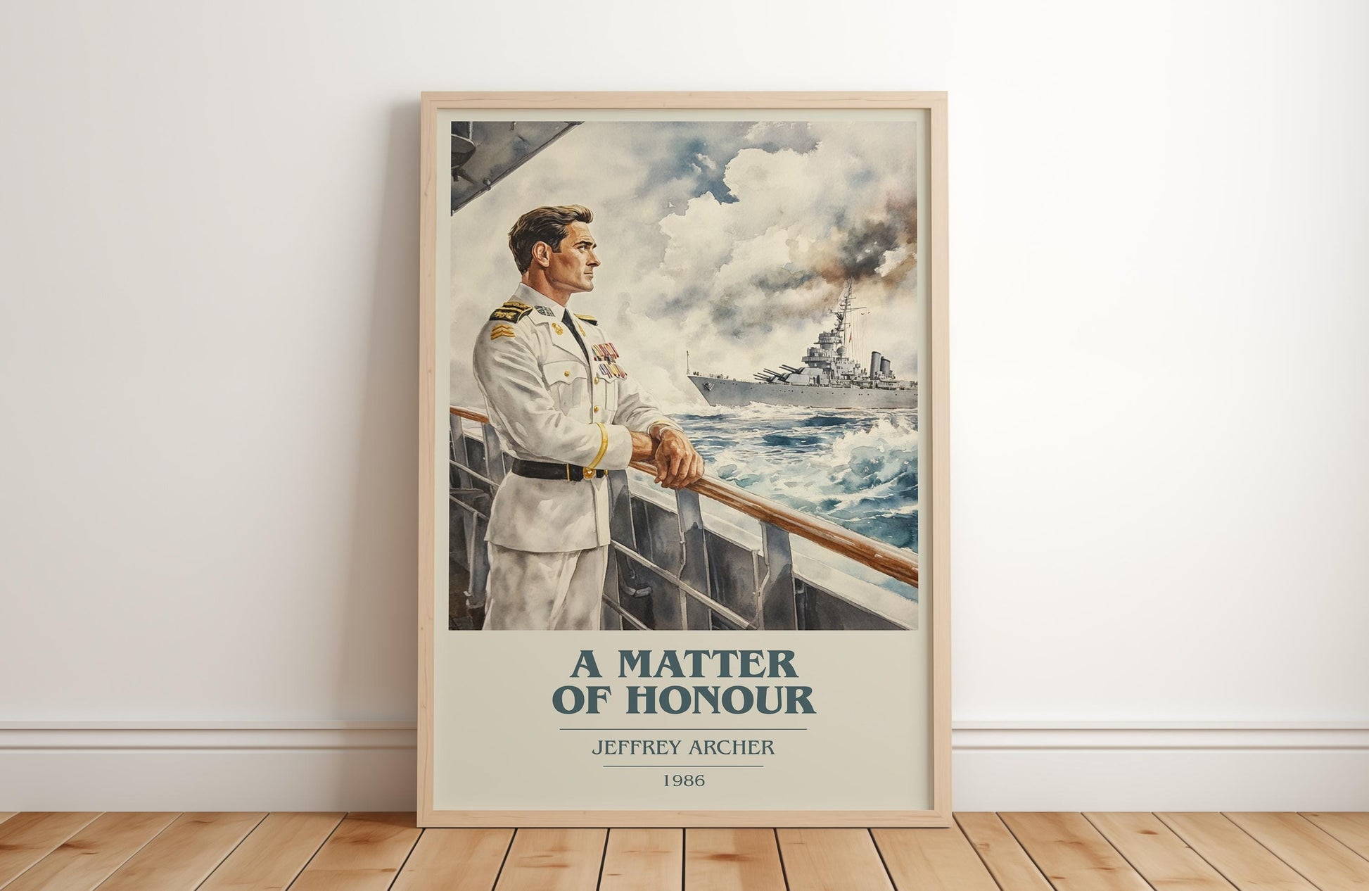 A Matter Of Honour by Jeffrey Archer | Book Poster | Literary Art Gift For Book Lover | Novel Inspired Wall Art