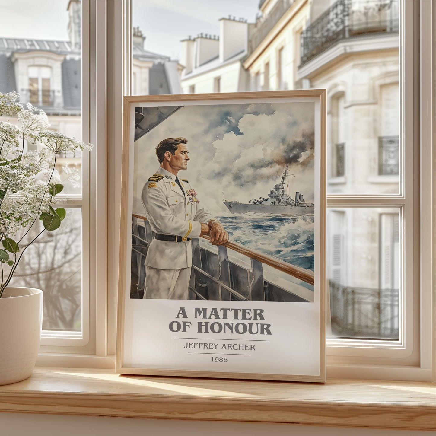 A Matter Of Honour by Jeffrey Archer | Book Poster | Literary Art Gift For Book Lover | Novel Inspired Wall Art