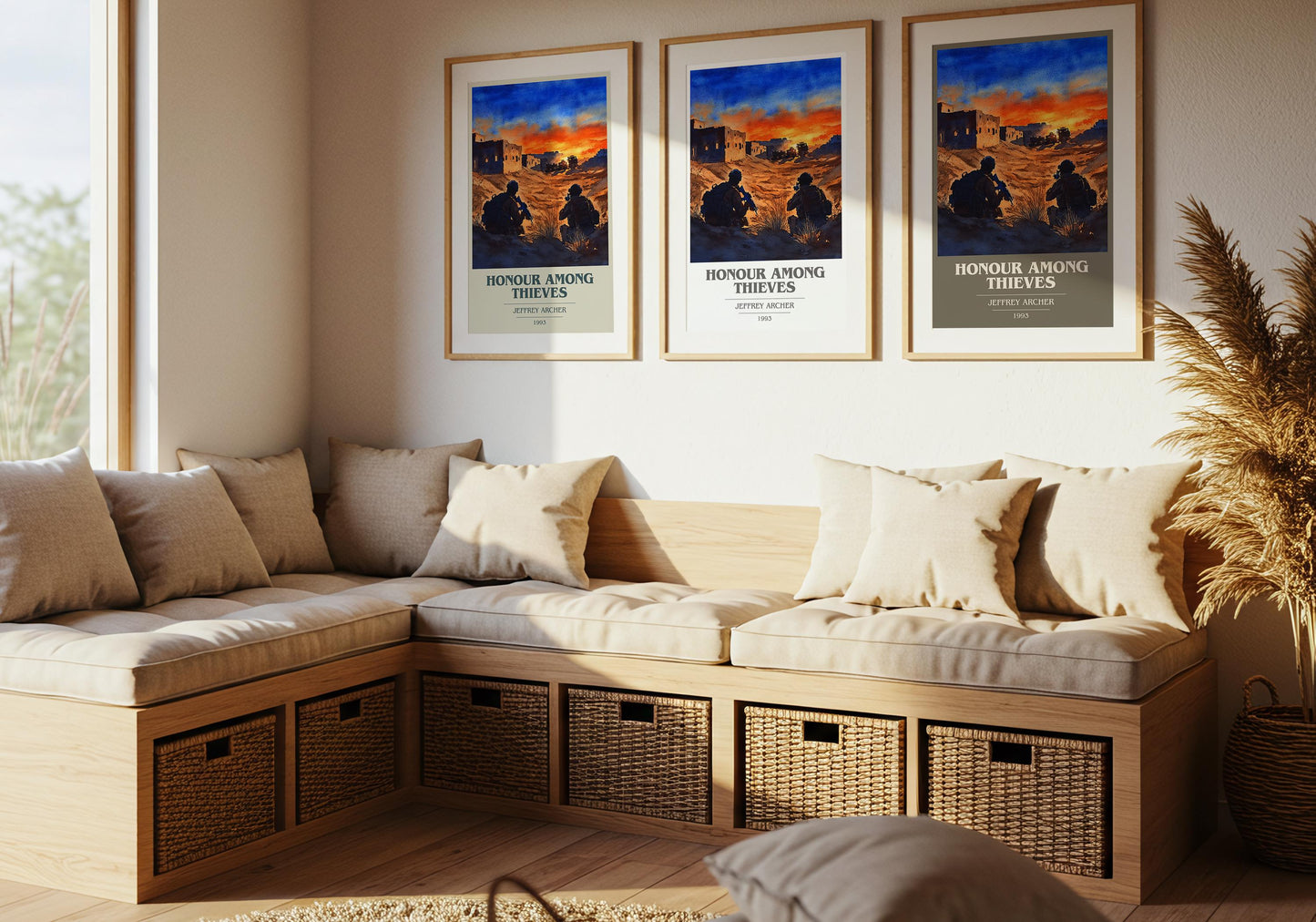 Honour Among Thieves by Jeffrey Archer | Book Poster | Literary Art Gift For Book Lover | Novel Inspired Wall Art