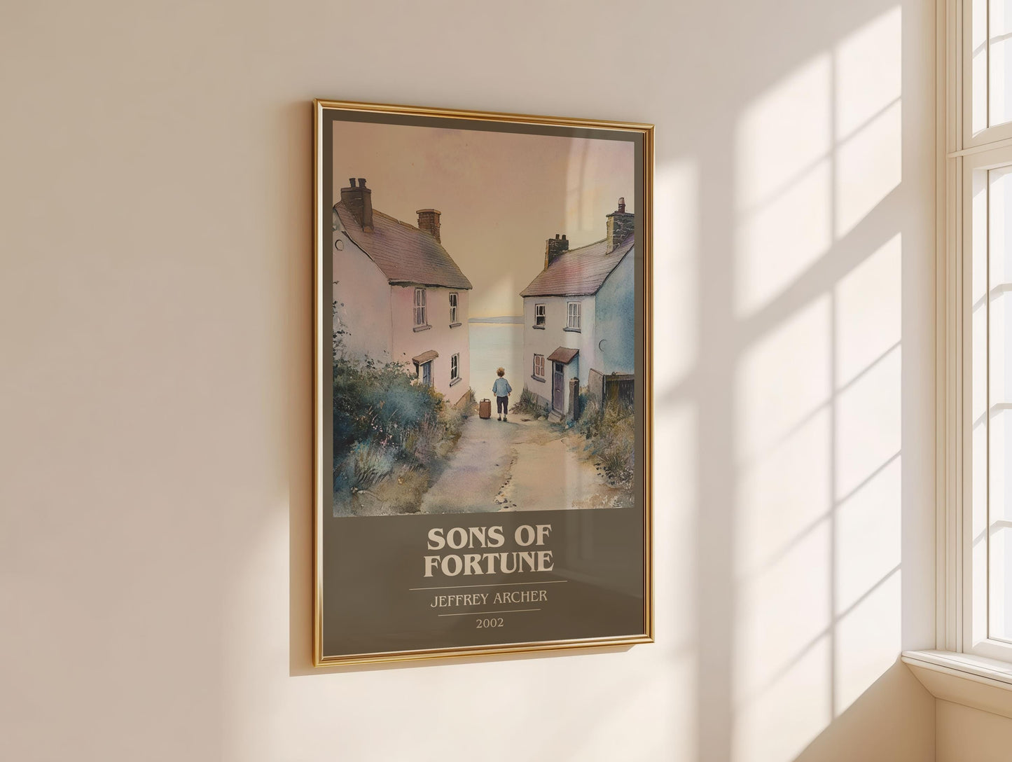 Sons Of Fortune by Jeffrey Archer | Book Poster | Literary Art Gift For Book Lover | Novel Inspired Wall Art