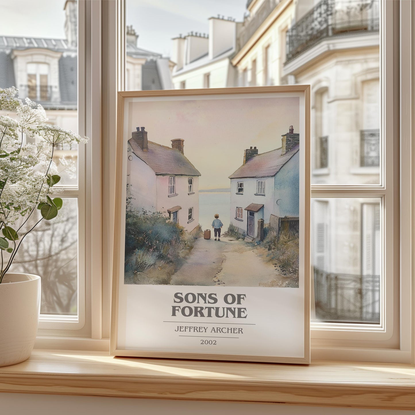 Sons Of Fortune by Jeffrey Archer | Book Poster | Literary Art Gift For Book Lover | Novel Inspired Wall Art