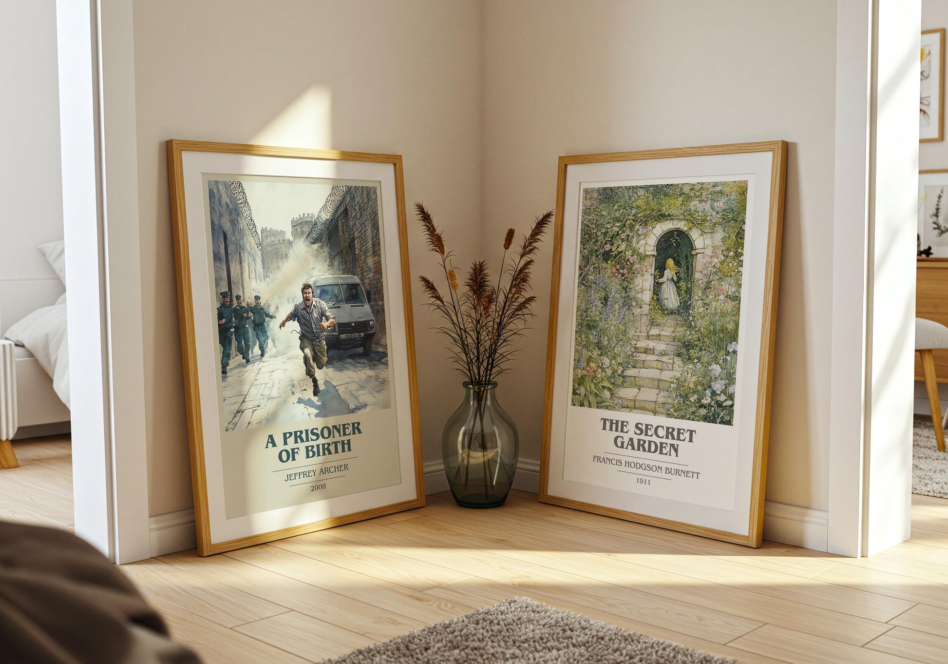 A Prisoner Of Birth by Jeffrey Archer | Book Poster | Literary Art Gift For Book Lover | Novel Inspired Wall Art