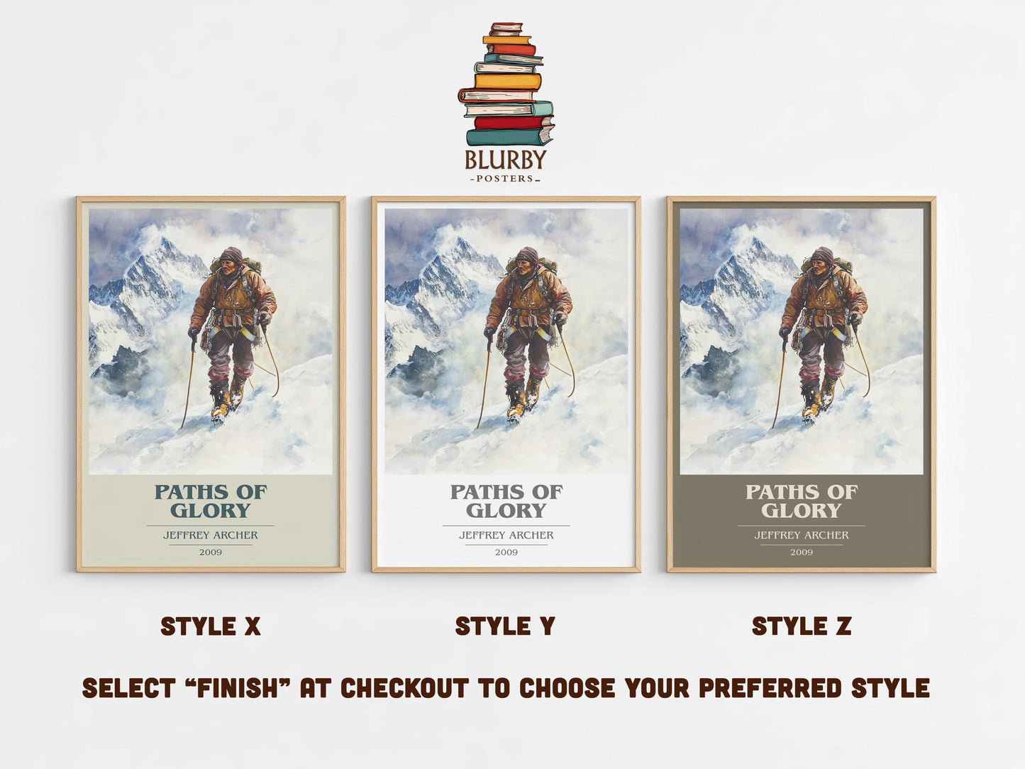 Paths Of Glory by Jeffrey Archer | Book Poster | Literary Art Gift For Book Lover | Novel Inspired Wall Art