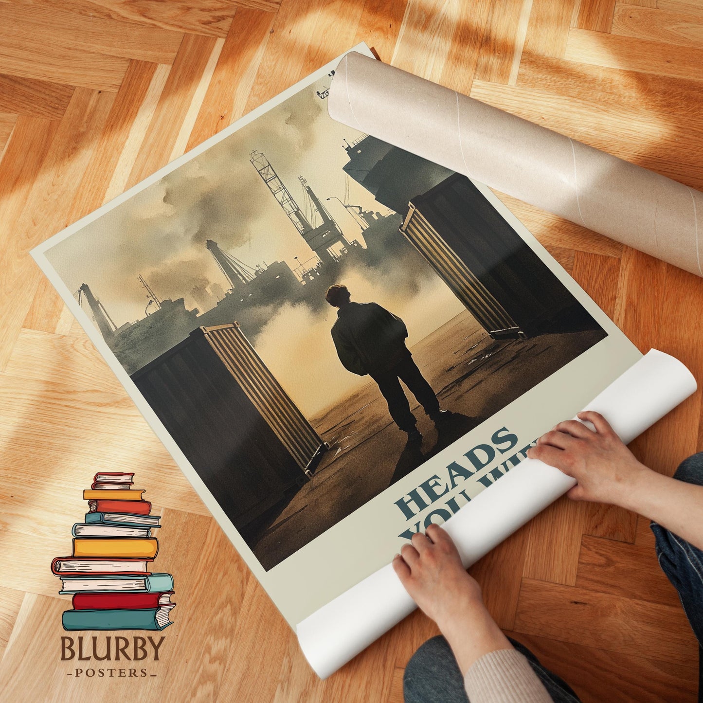 Heads You Win by Jeffrey Archer | Book Poster | Literary Art Gift For Book Lover | Novel Inspired Wall Art