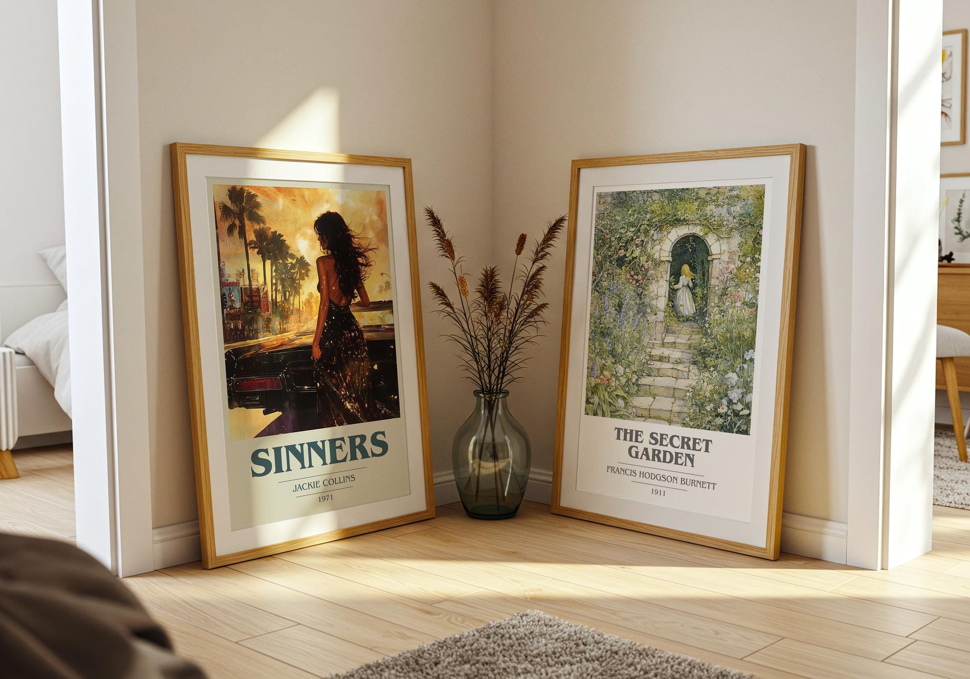 Sinners by Jackie Collins | Book Poster | Literary Art Gift For Book Lover | Novel Inspired Wall Art