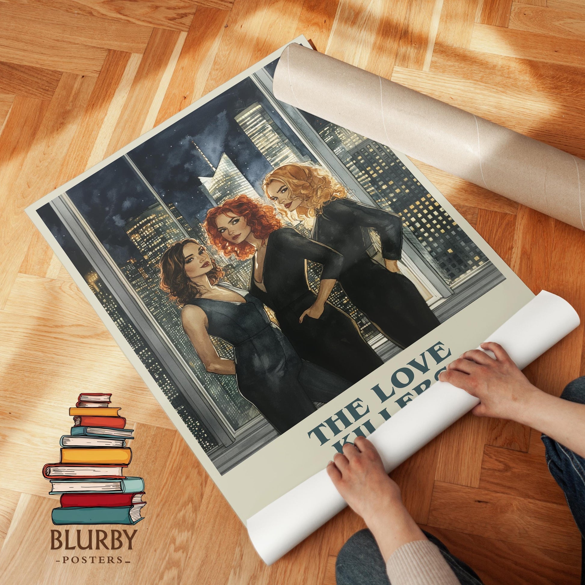 The Love Killers by Jackie Collins | Book Poster | Literary Art Gift For Book Lover | Novel Inspired Wall Art