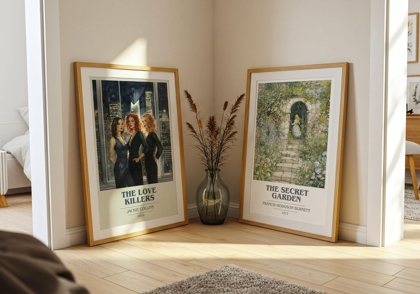 The Love Killers by Jackie Collins | Book Poster | Literary Art Gift For Book Lover | Novel Inspired Wall Art