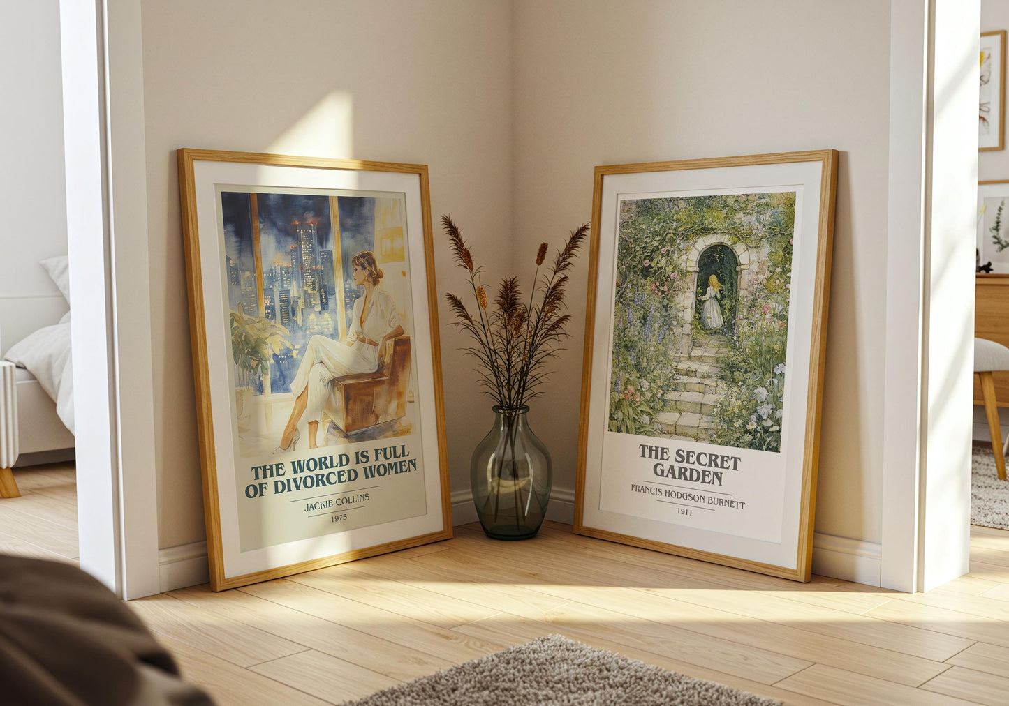 The World Is Full Of Divorced Women by Jackie Collins | Book Poster | Literary Art Gift For Book Lover | Novel Inspired Wall Art