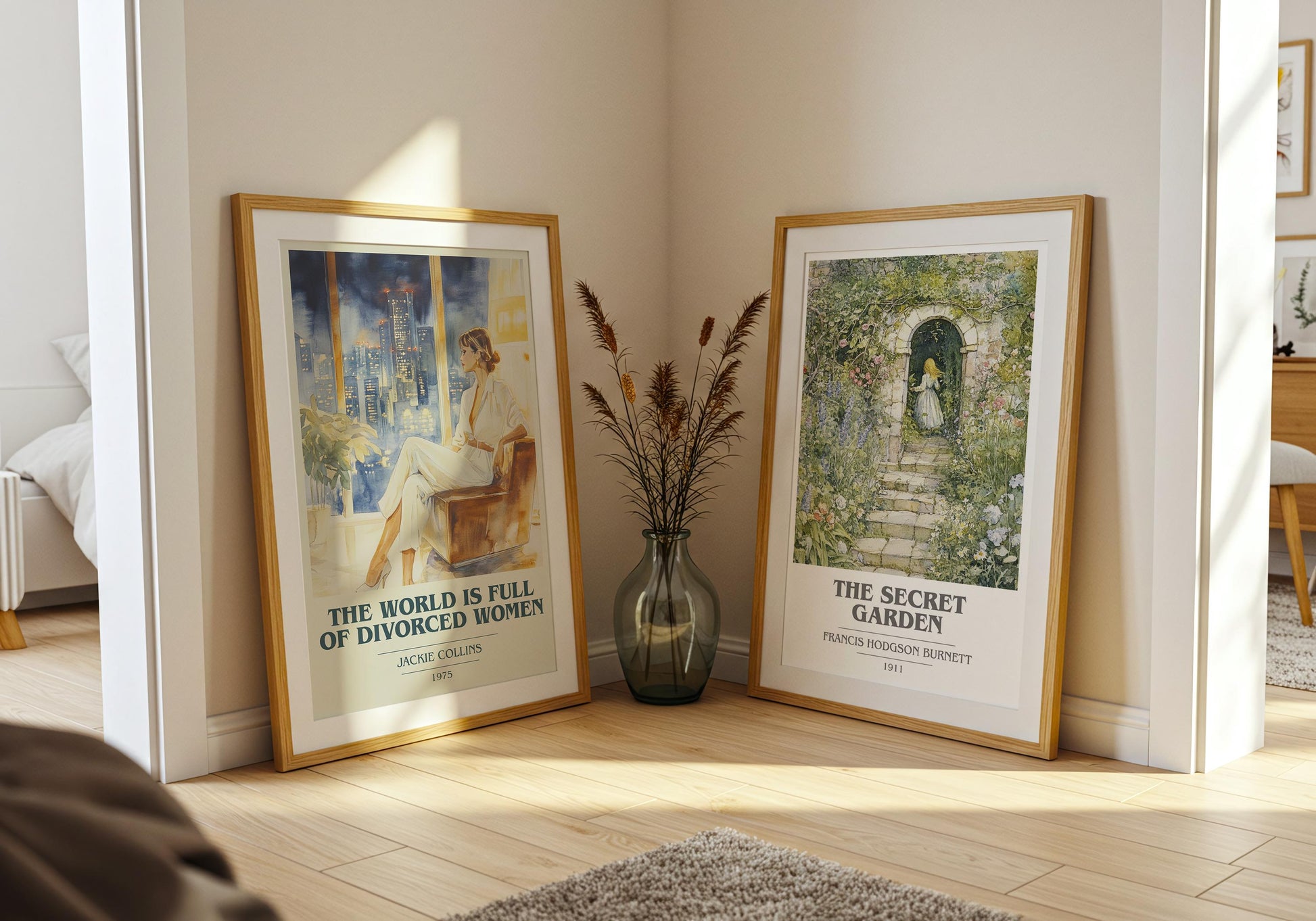 The World Is Full Of Divorced Women by Jackie Collins | Book Poster | Literary Art Gift For Book Lover | Novel Inspired Wall Art