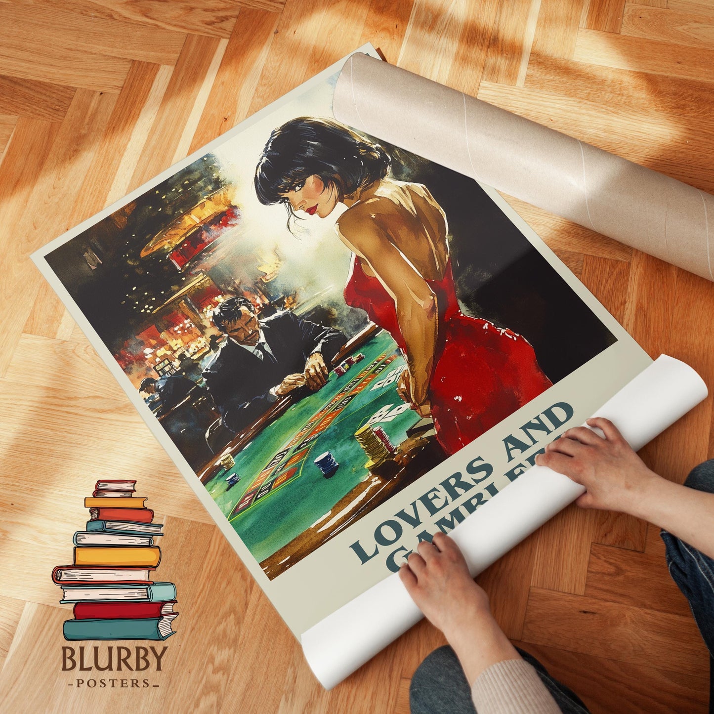 Lovers and Gamblers by Jackie Collins | Book Poster | Literary Art Gift For Book Lover | Novel Inspired Wall Art