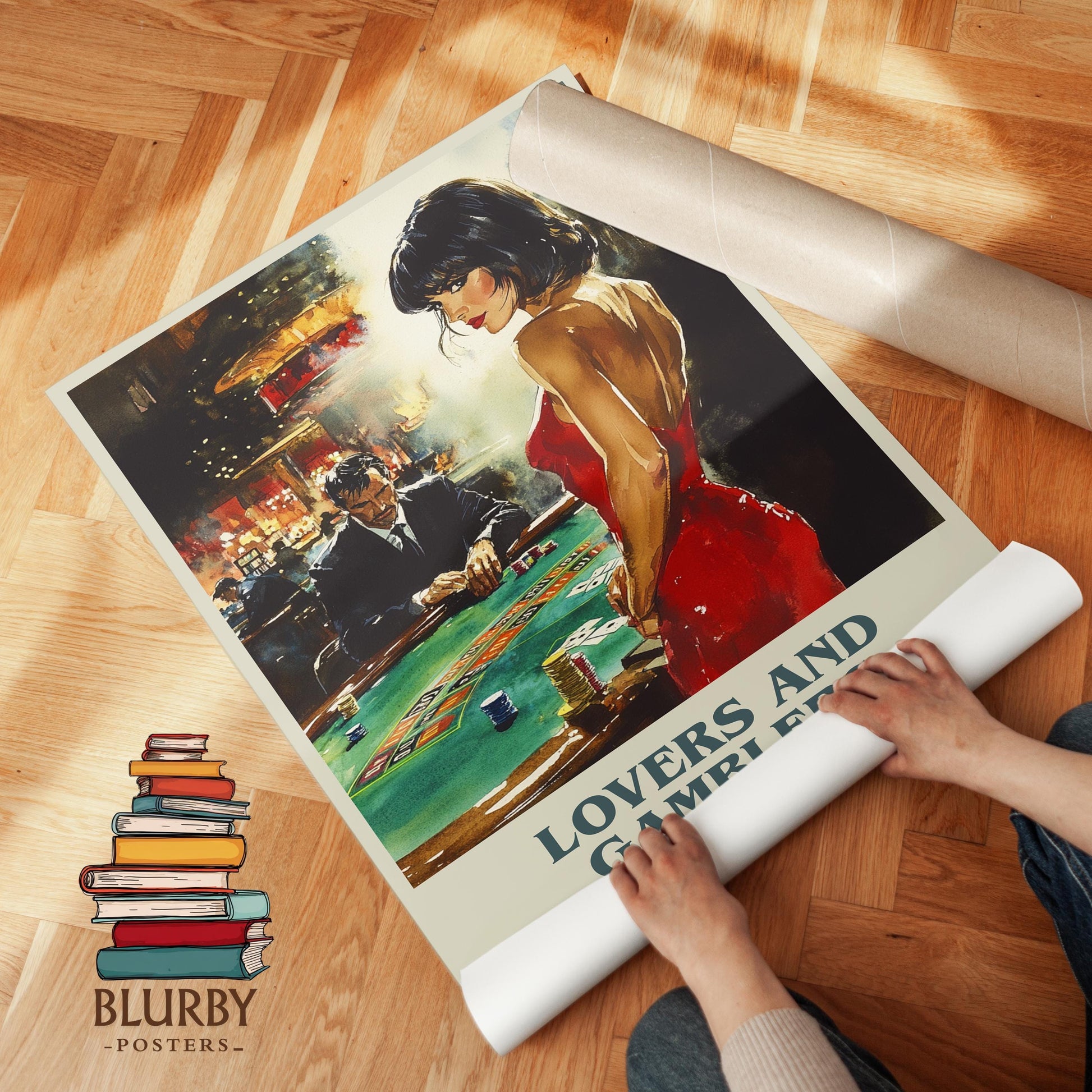 Lovers and Gamblers by Jackie Collins | Book Poster | Literary Art Gift For Book Lover | Novel Inspired Wall Art