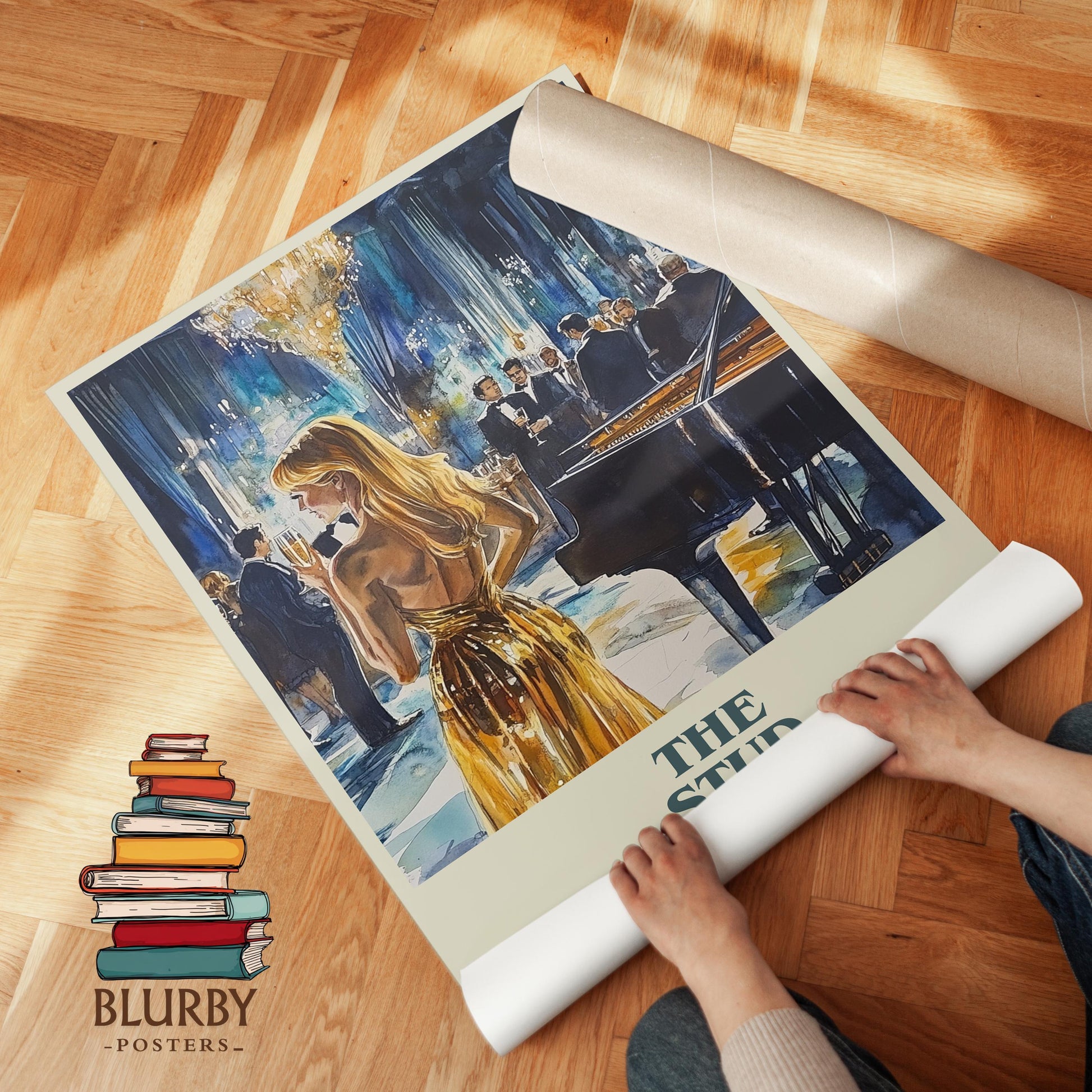 The Stud by Jackie Collins | Book Poster | Literary Art Gift For Book Lover | Novel Inspired Wall Art