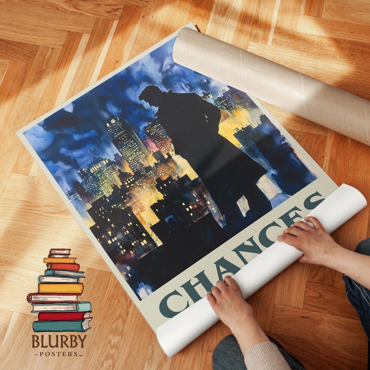 Chances by Jackie Collins | Book Poster | Literary Art Gift For Book Lover | Novel Inspired Wall Art