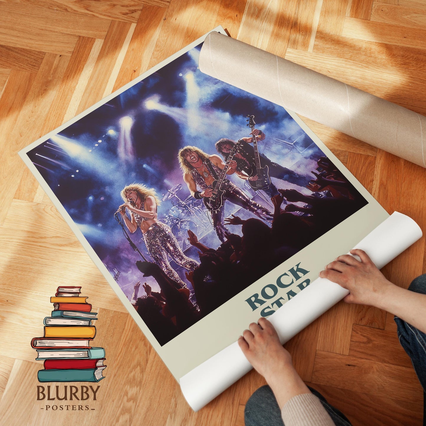 Rock Star by Jackie Collins | Book Poster | Literary Art Gift For Book Lover | Novel Inspired Wall Art