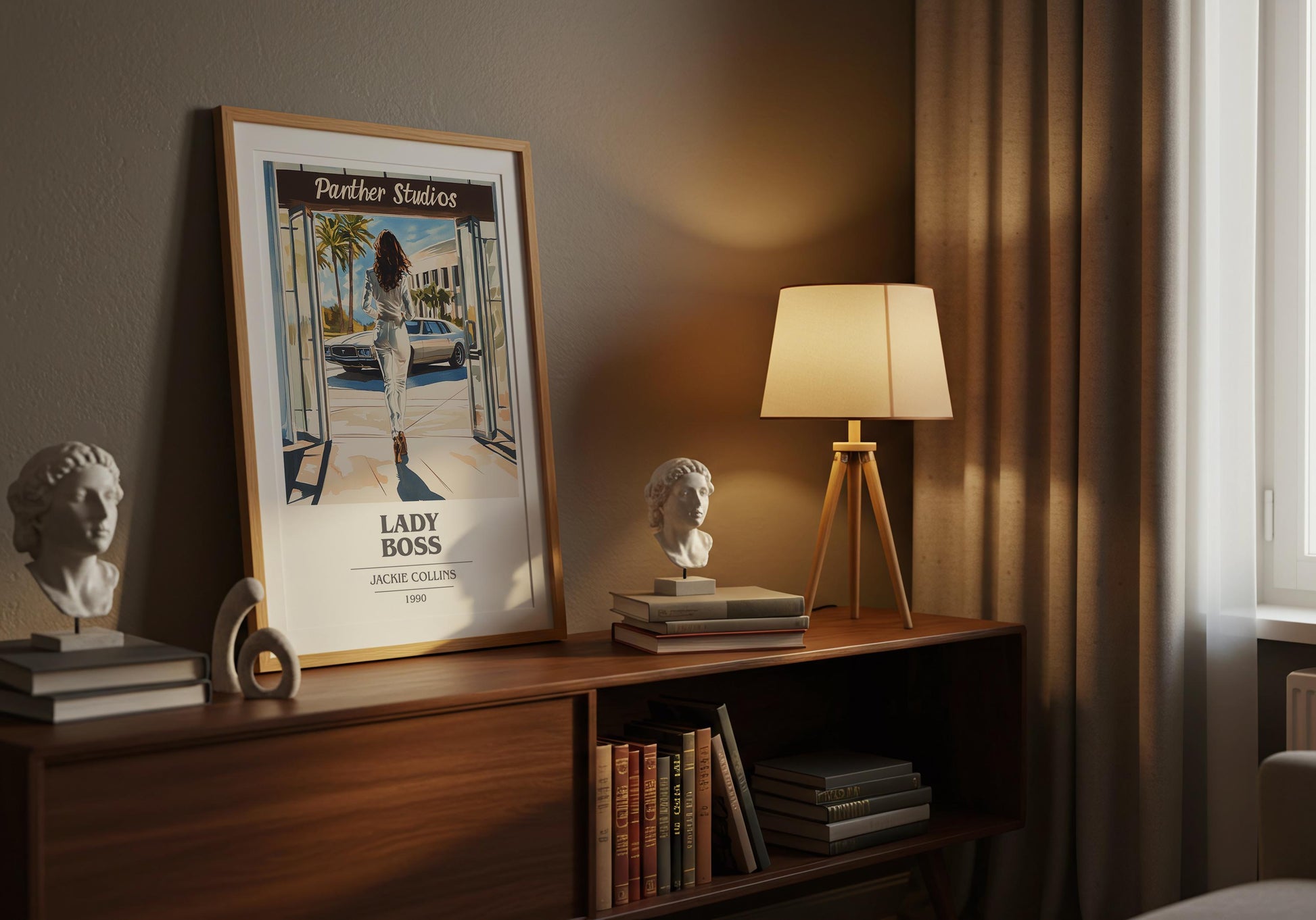 Lady Boss by Jackie Collins | Book Poster | Literary Art Gift For Book Lover | Novel Inspired Wall Art