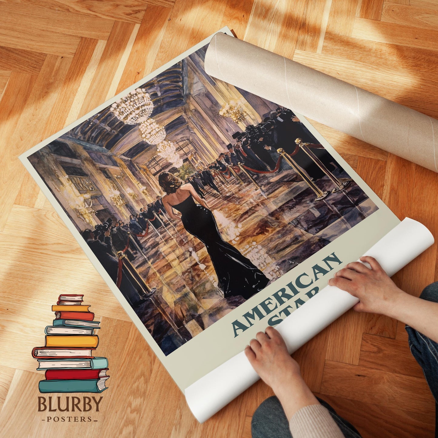 American Star by Jackie Collins | Book Poster | Literary Art Gift For Book Lover | Novel Inspired Wall Art