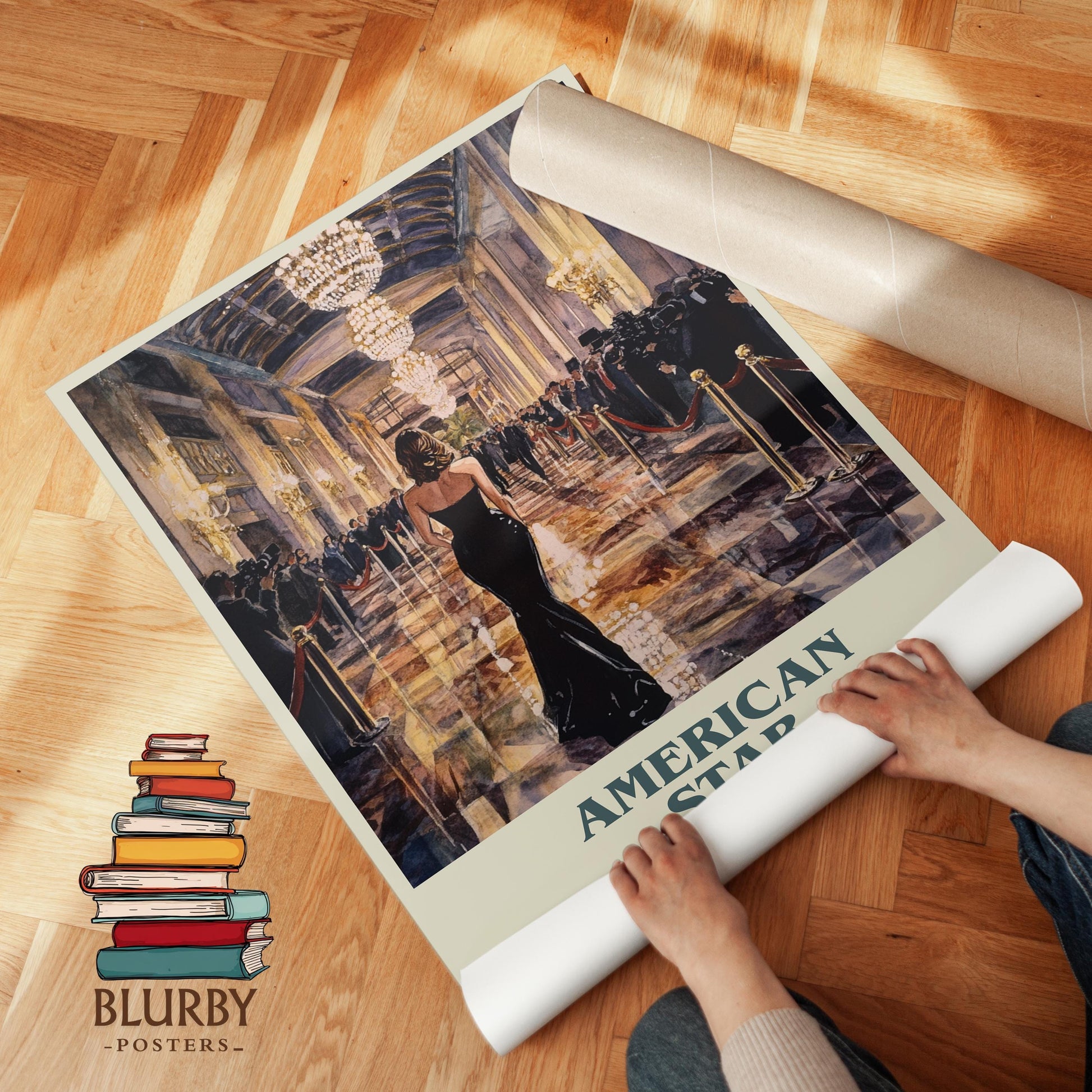 American Star by Jackie Collins | Book Poster | Literary Art Gift For Book Lover | Novel Inspired Wall Art