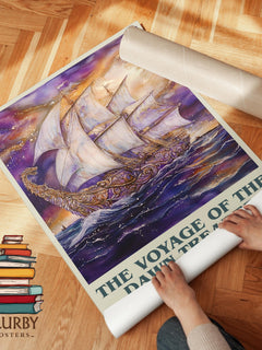 The Voyage of the Dawn Treader book poster packaging – museum-quality print rolled in protective tube