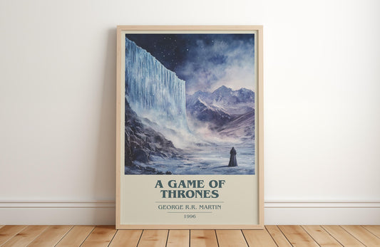 A Game Of Thrones by George R.R. Martin | Book Poster | Literary Art Gift For Book Lover | Novel Inspired Wall Art | Free Delivery