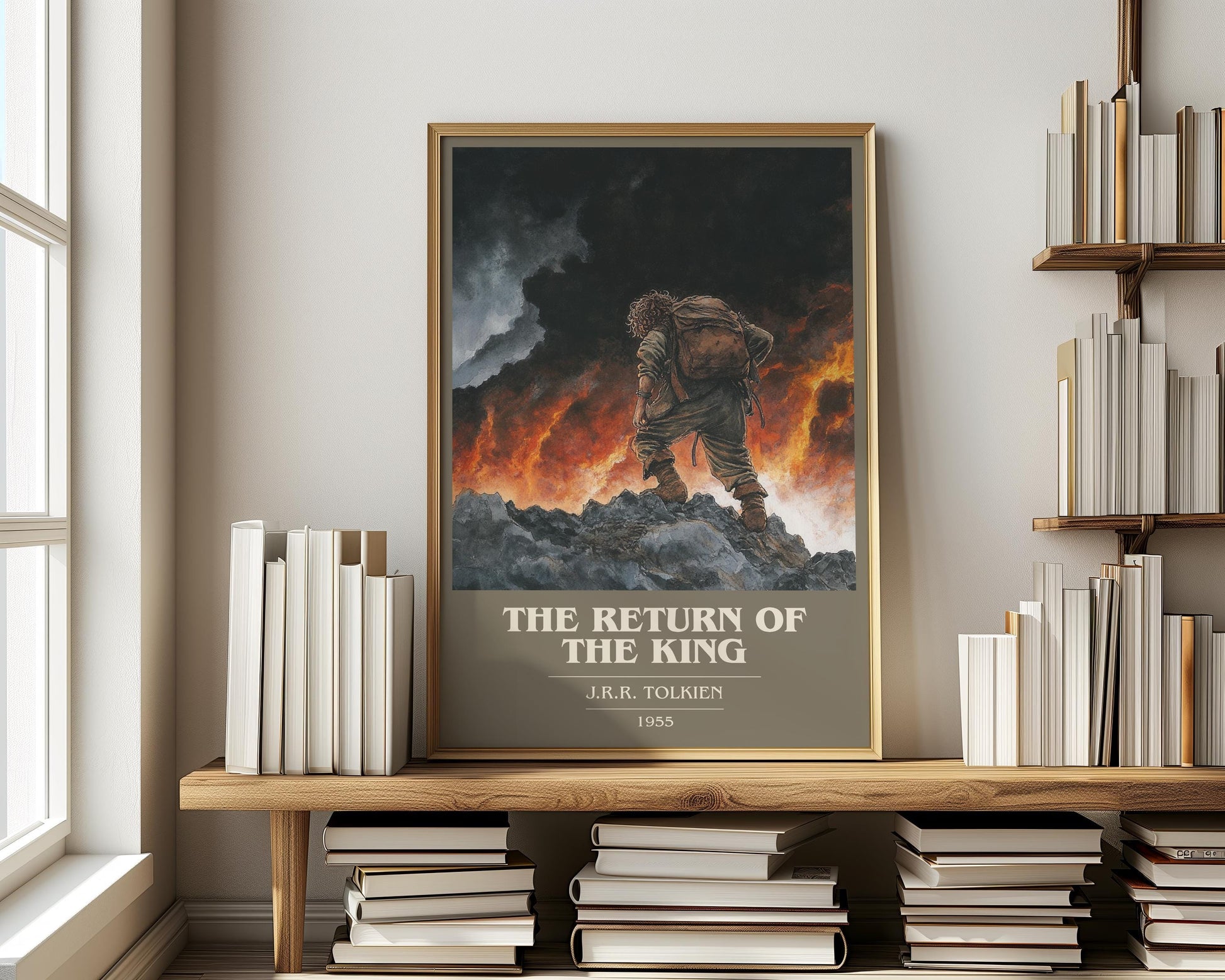 The Return Of The King by J.R.R Tolkien | Book Poster | Literary Art Gift For Book Lover | Novel Inspired Wall Art | Free Delivery